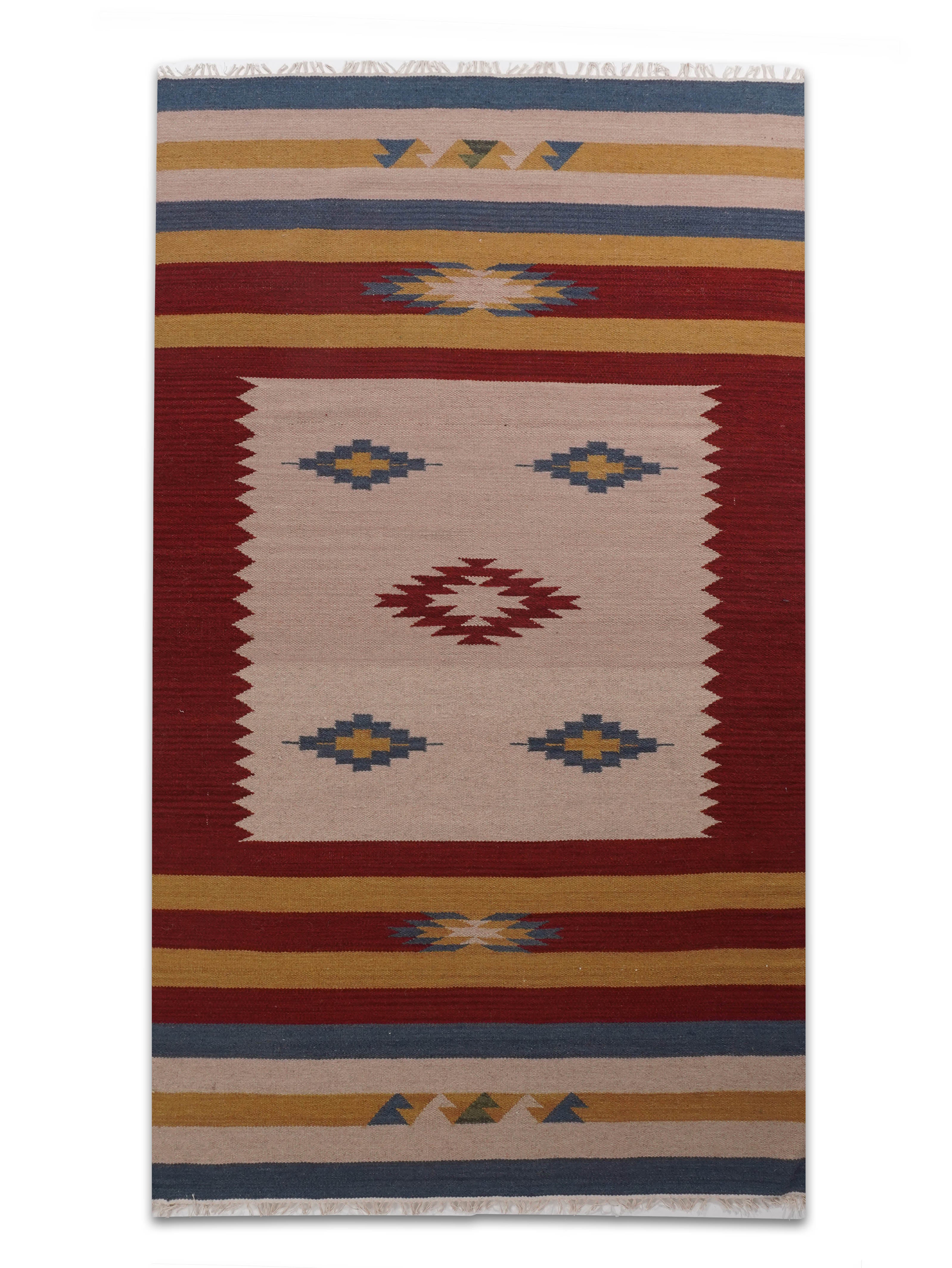 Sundar Flat Weave Kilim Wool Rug