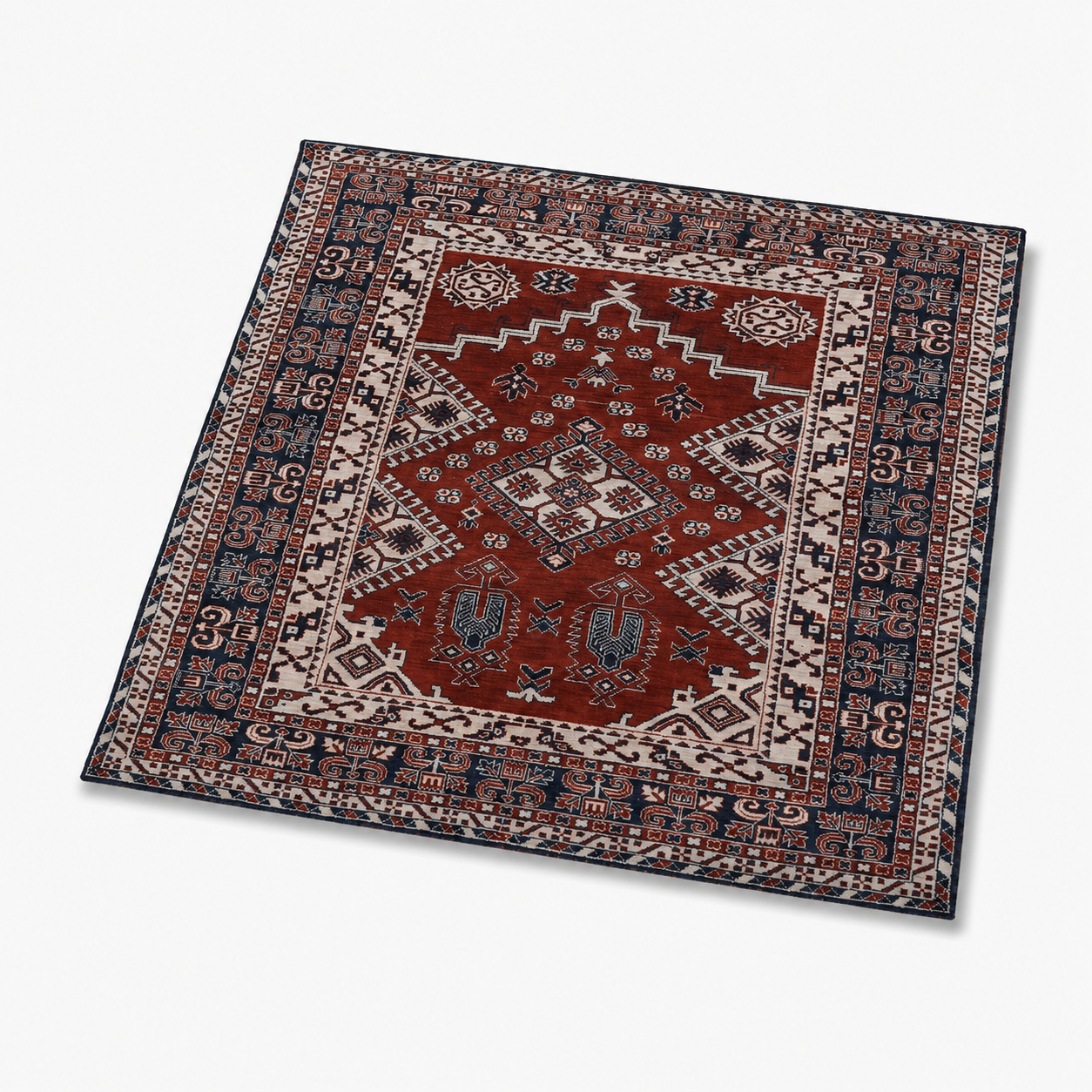 Kazak Ember Hand Knotted Wool Area Rug