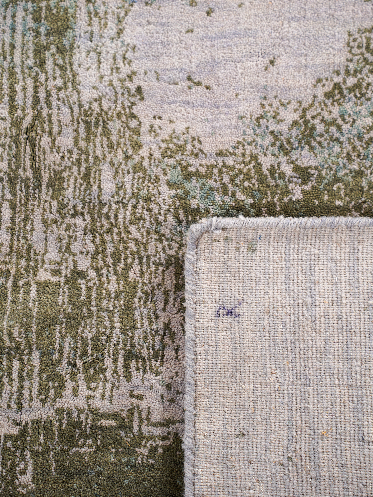 Sahaj Hand Knotted Wool Abstract Area Rug