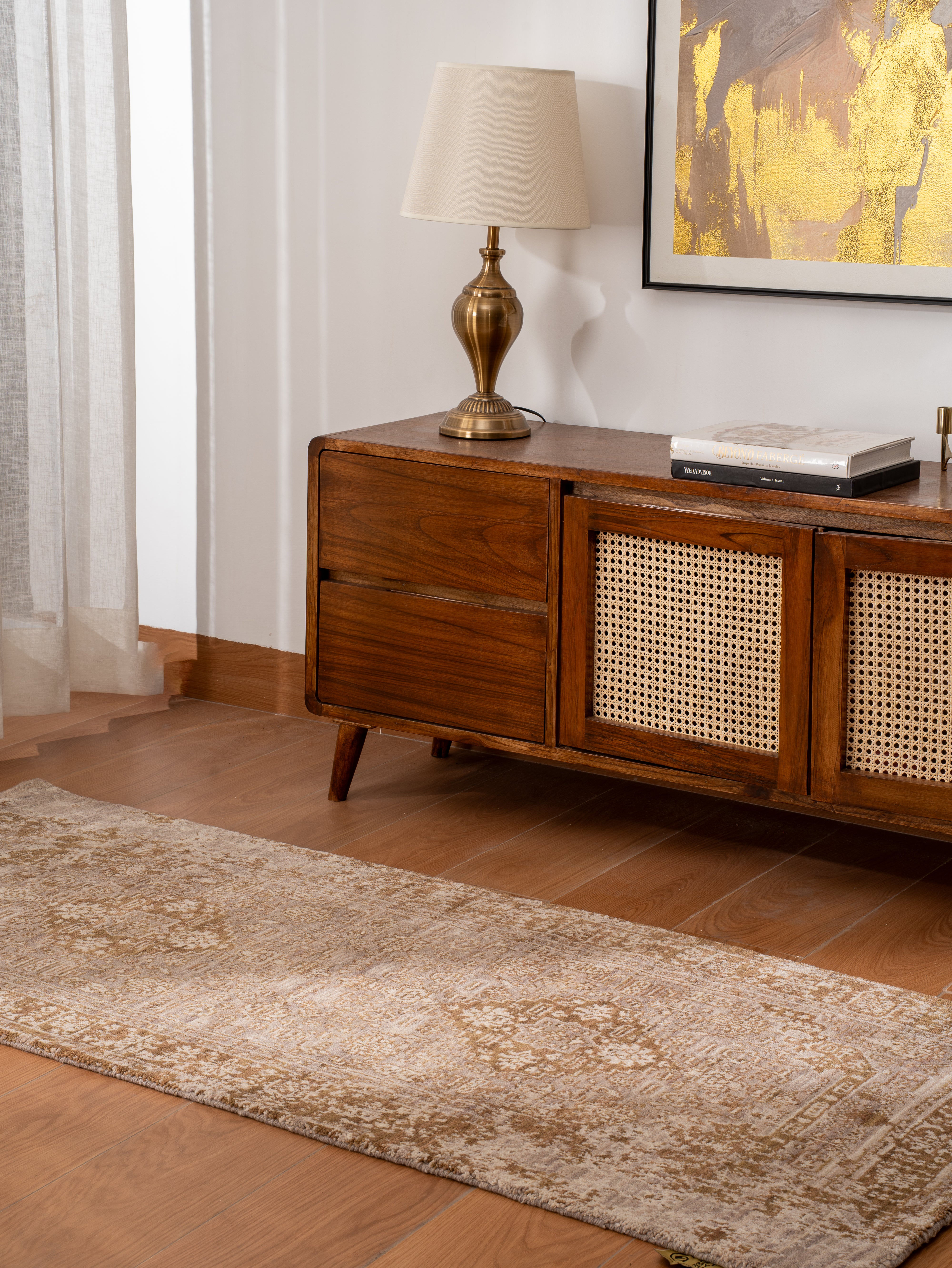 Ember Hand Knotted Wool Area Rug