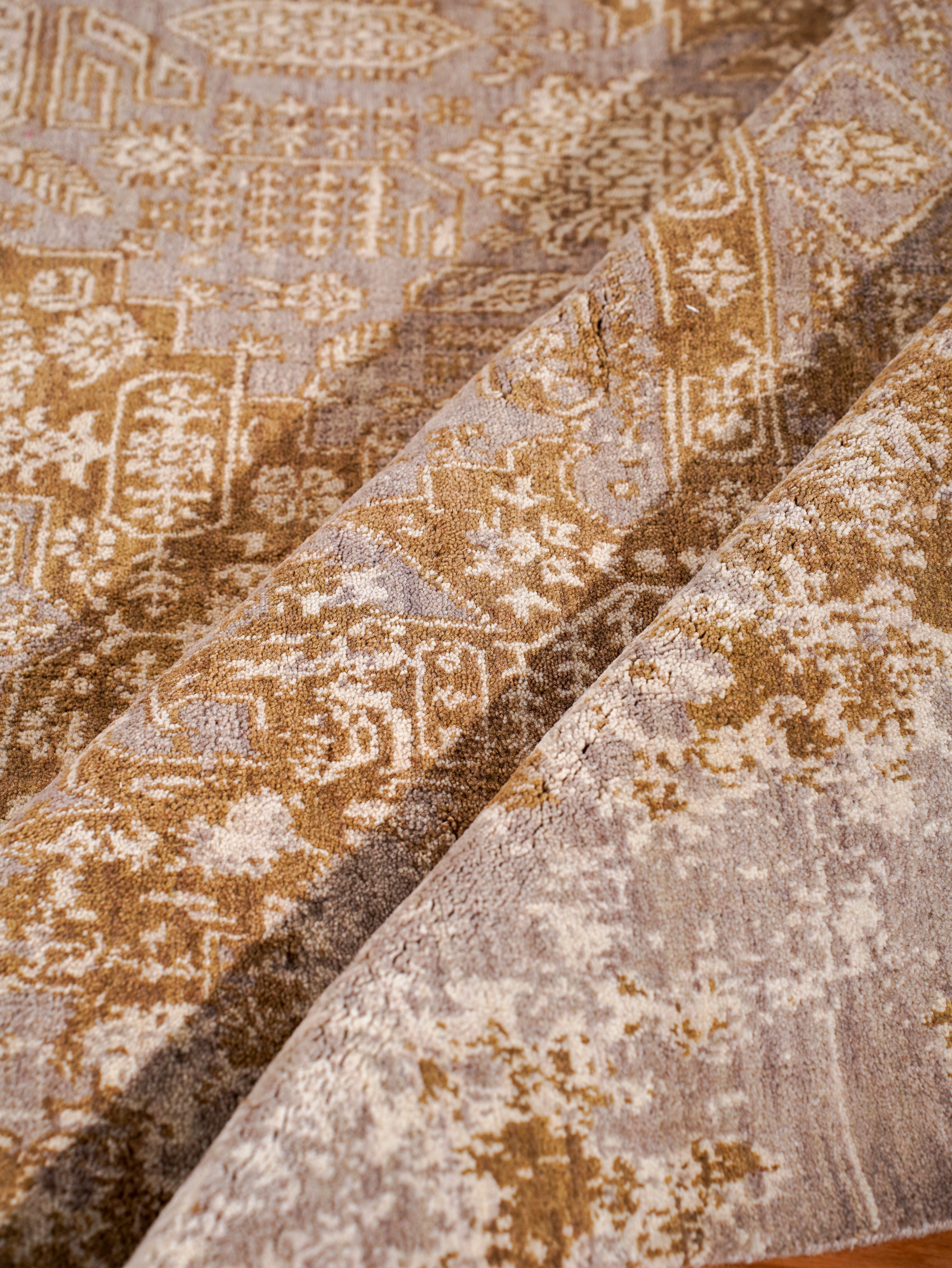 Ember Hand Knotted Wool Area Rug