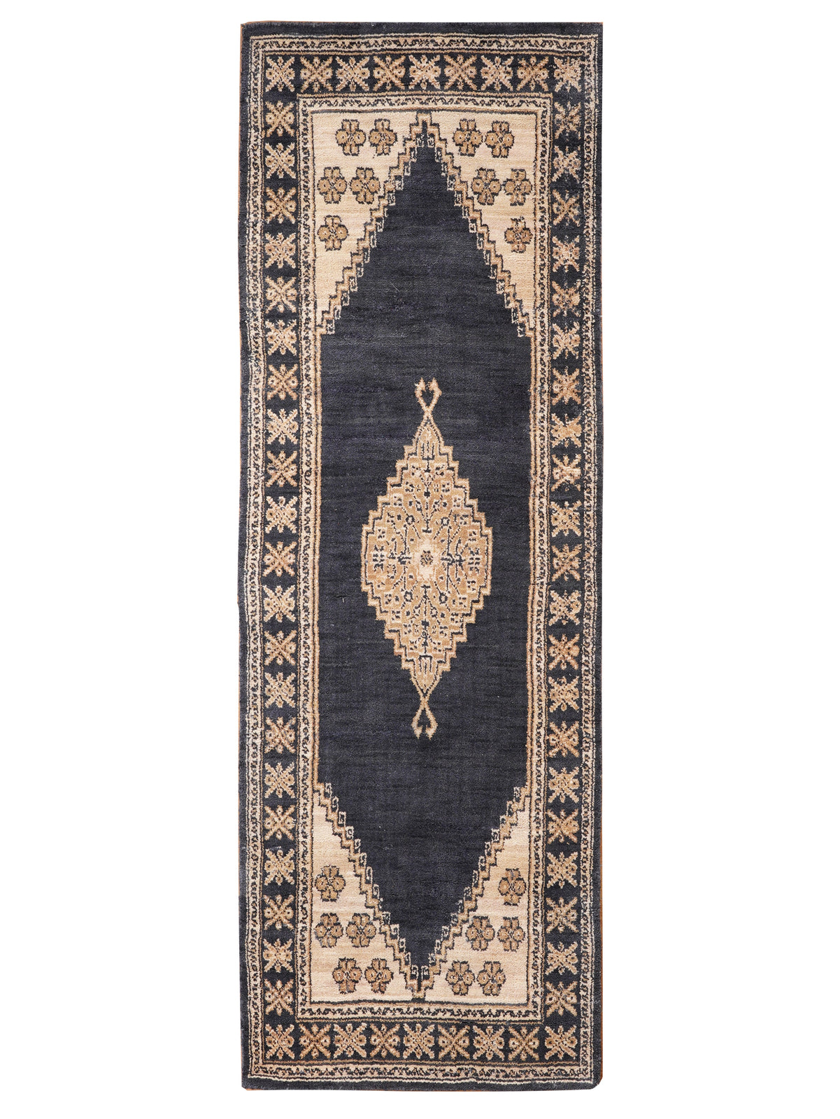 Indigo Wayfarer Hand Knotted Wool Area Rug