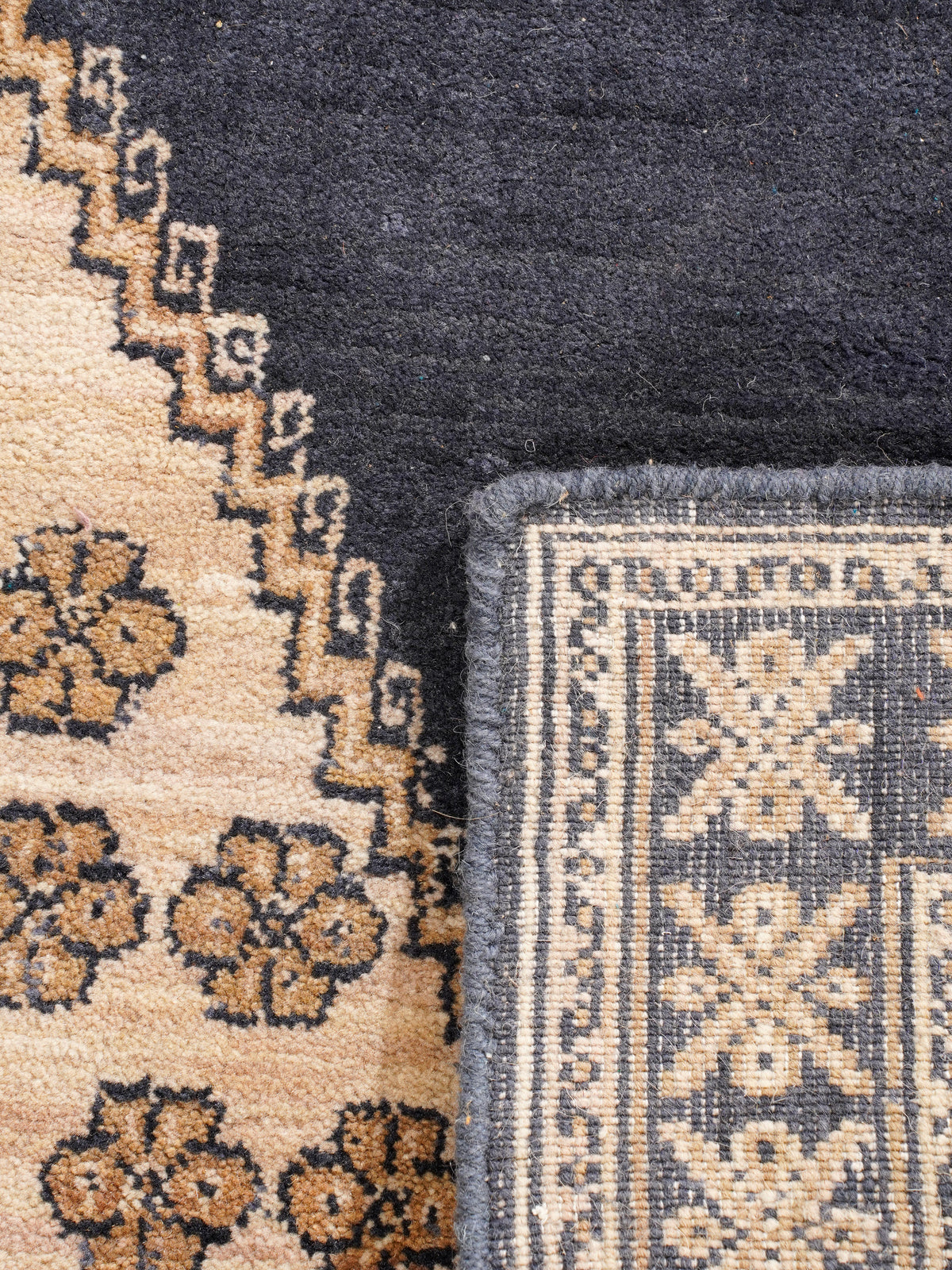 Indigo Wayfarer Hand Knotted Wool Area Rug