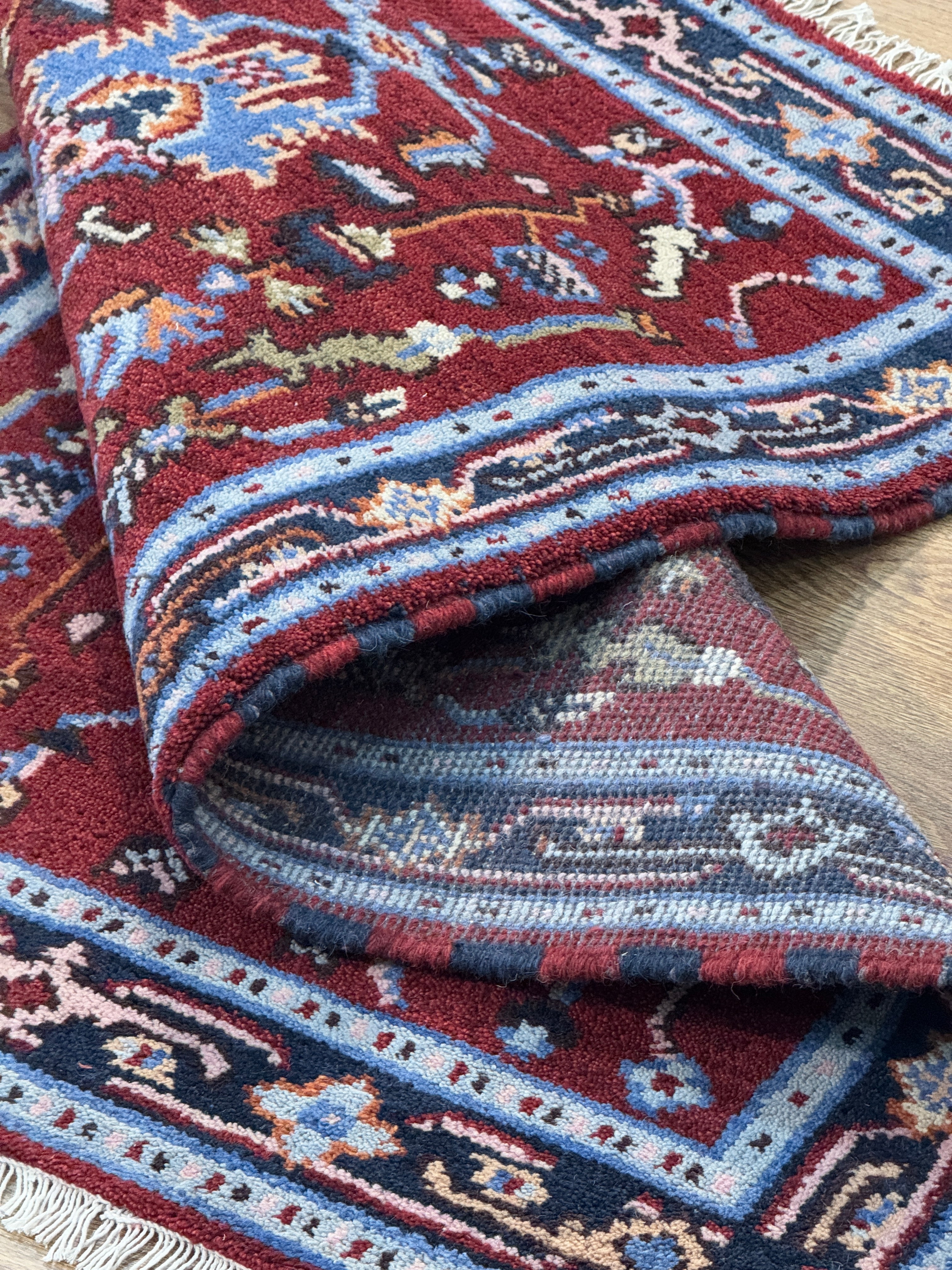 Rajkiran Hand Knotted Afghan Rug