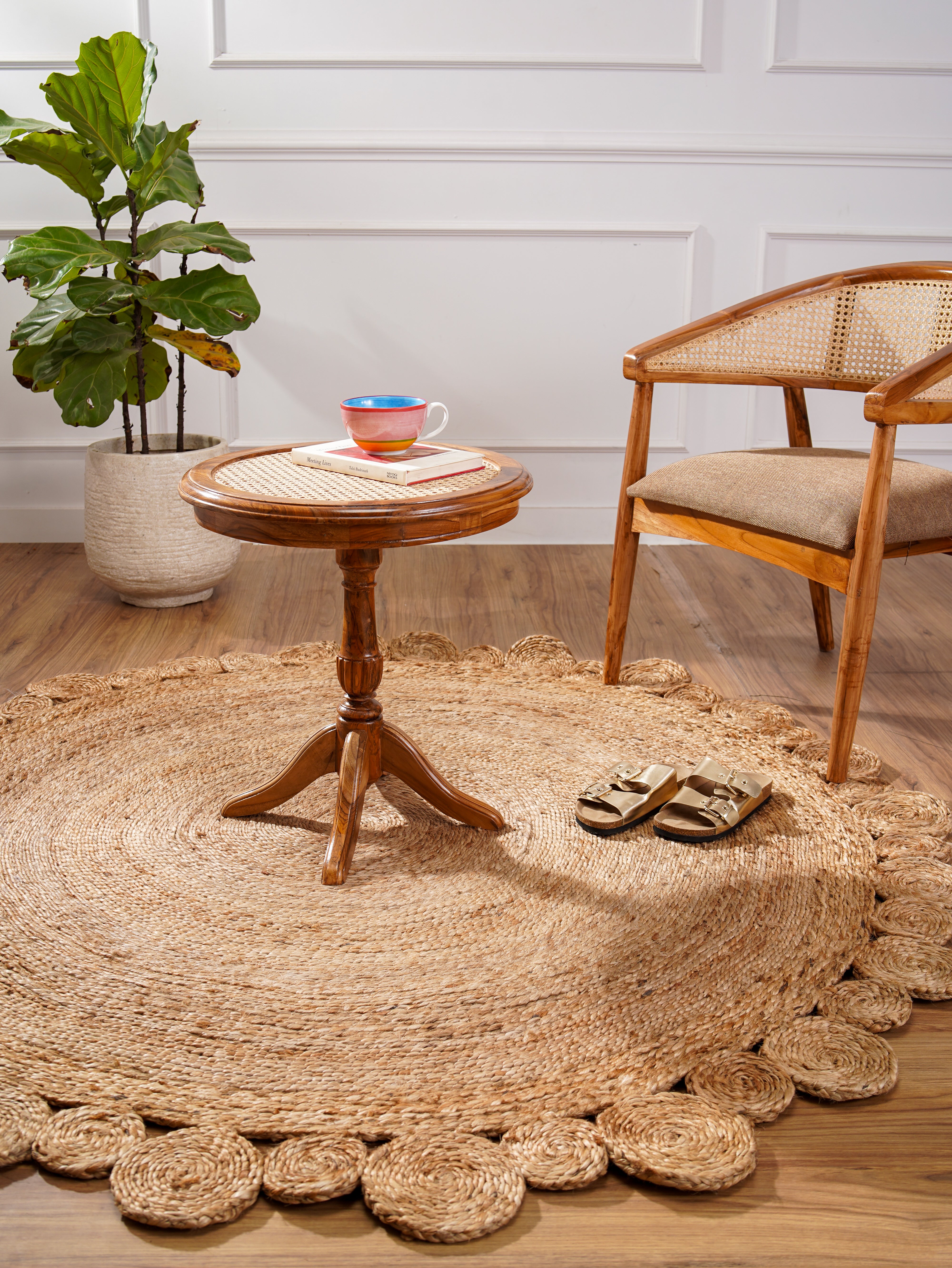 Rishika Hand Woven Jute Rug