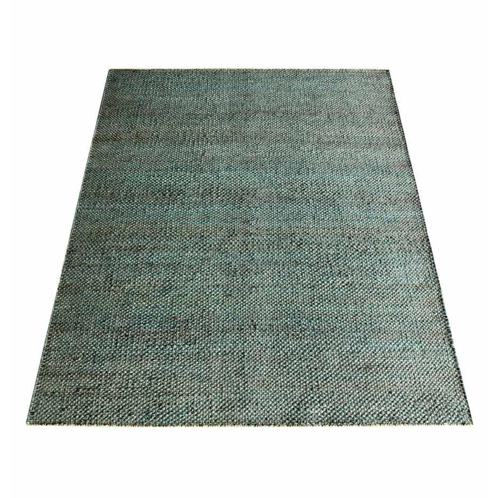 Green Hand Woven Jute Rug