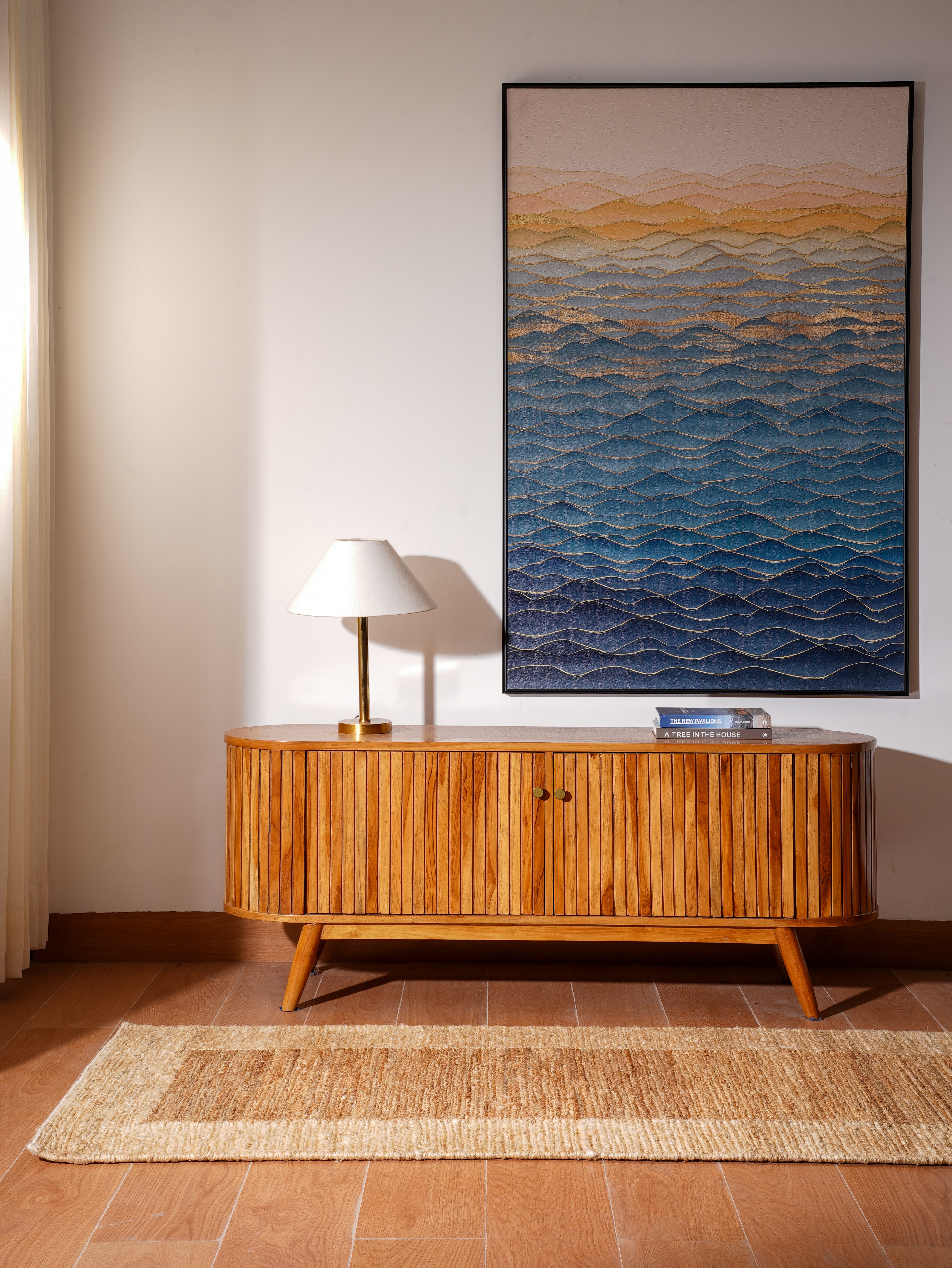Frame Hand Knotted Sumak Washable Rug