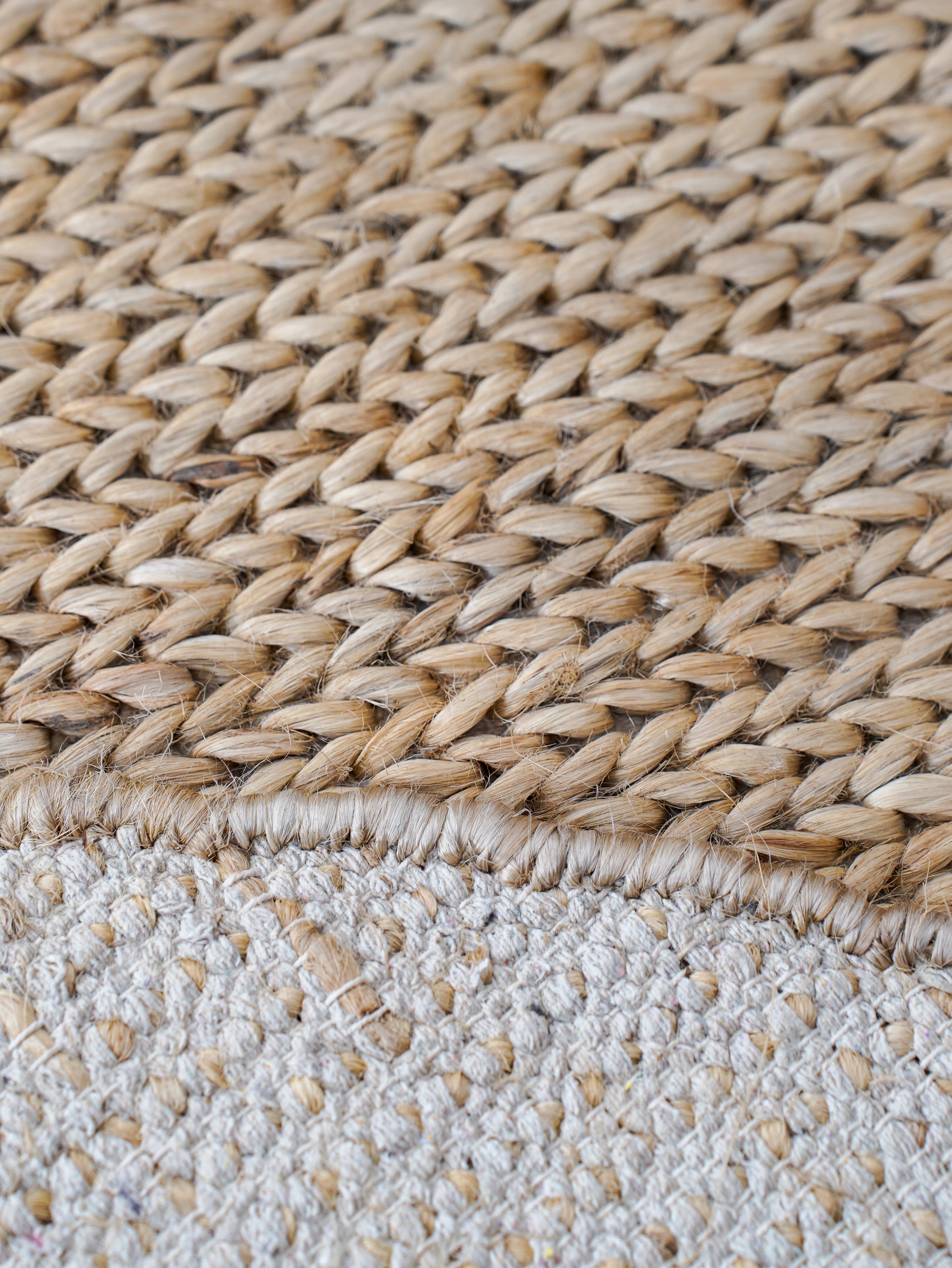 Camel Hand Knotted Sumak Jute Rug
