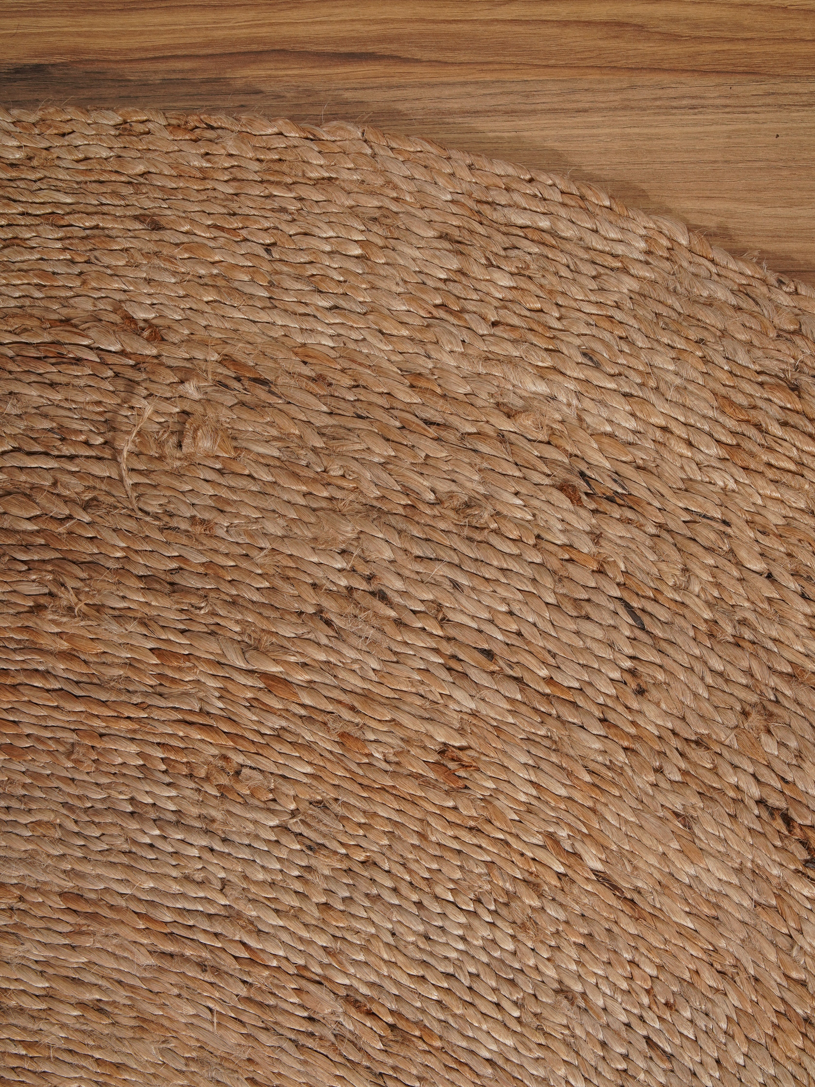 Pyramid Hand Woven Washable Jute Rug