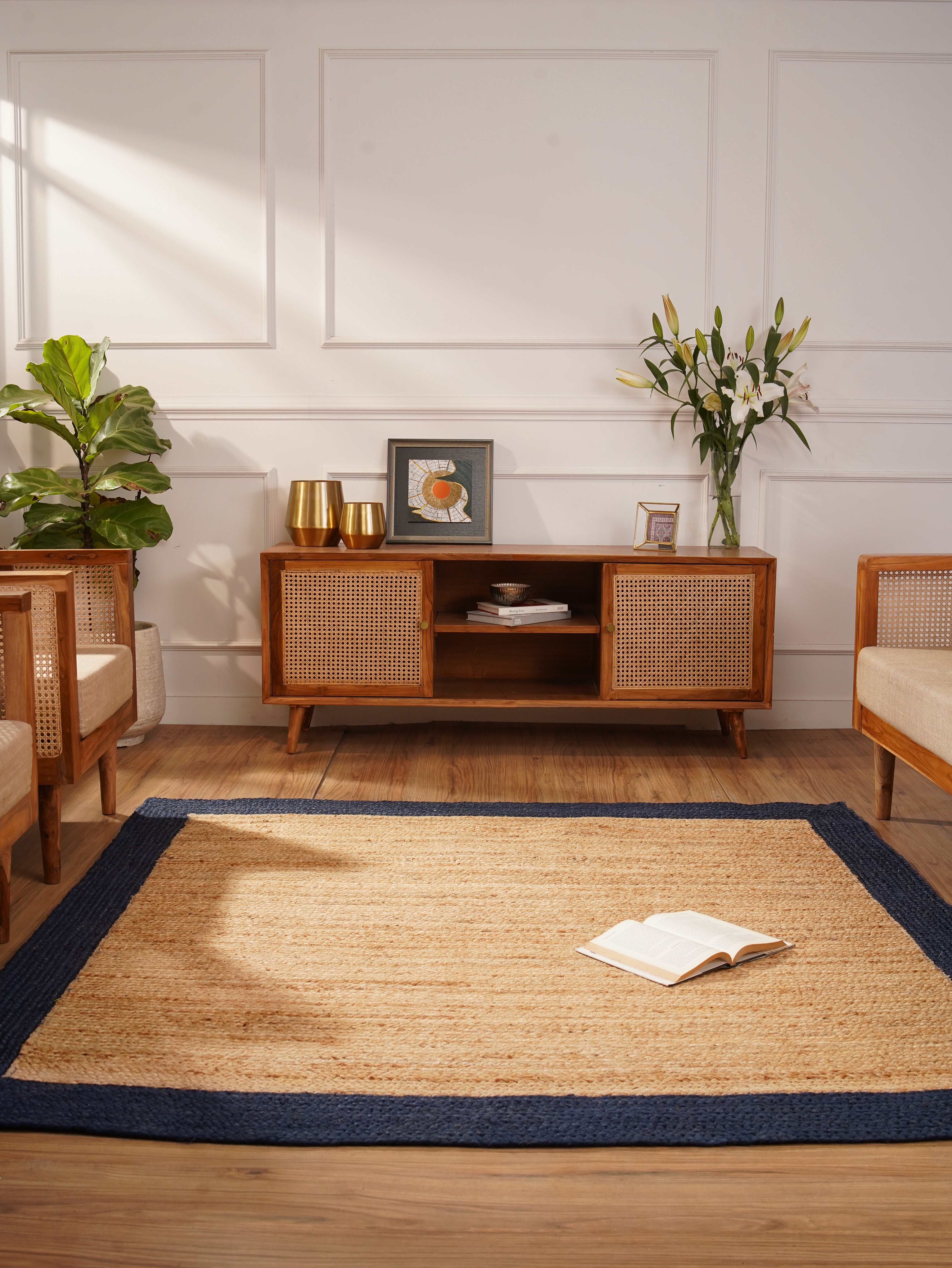 Nautica Hand Woven Washable Jute Rug