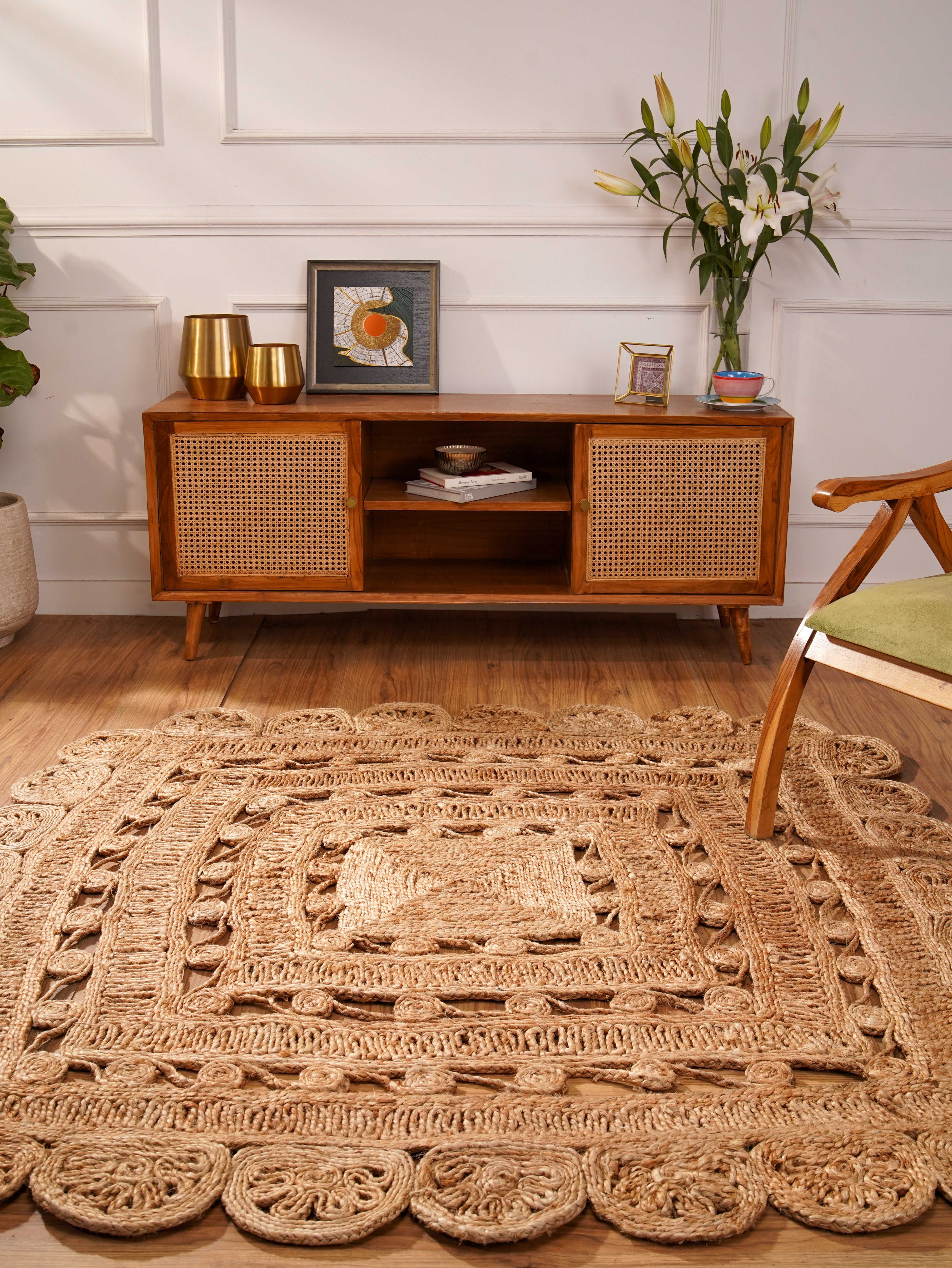 Anahata Hand Woven Jute Area Rug