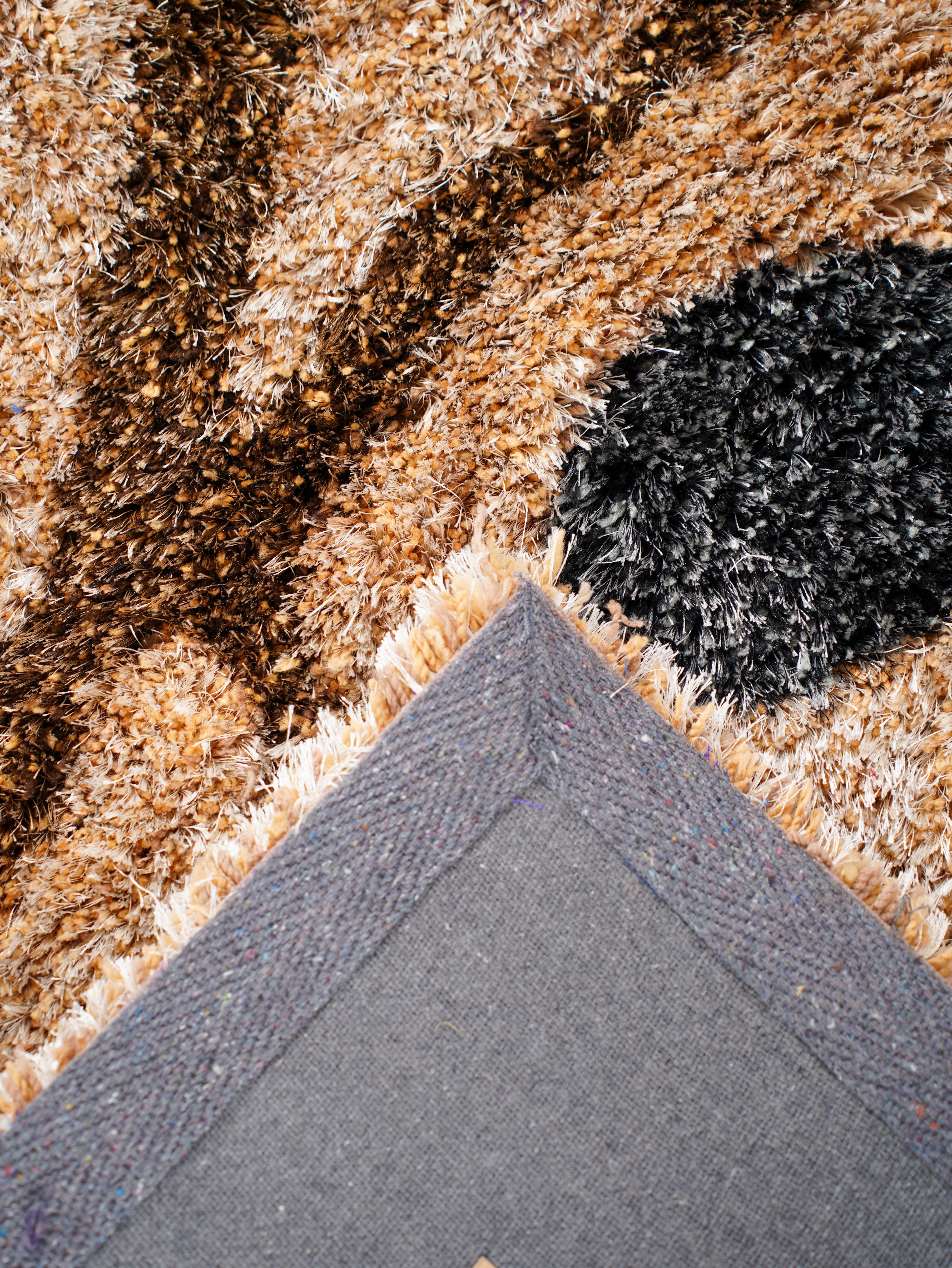 Harit Hand Tufted Shag Polyester Area Rug