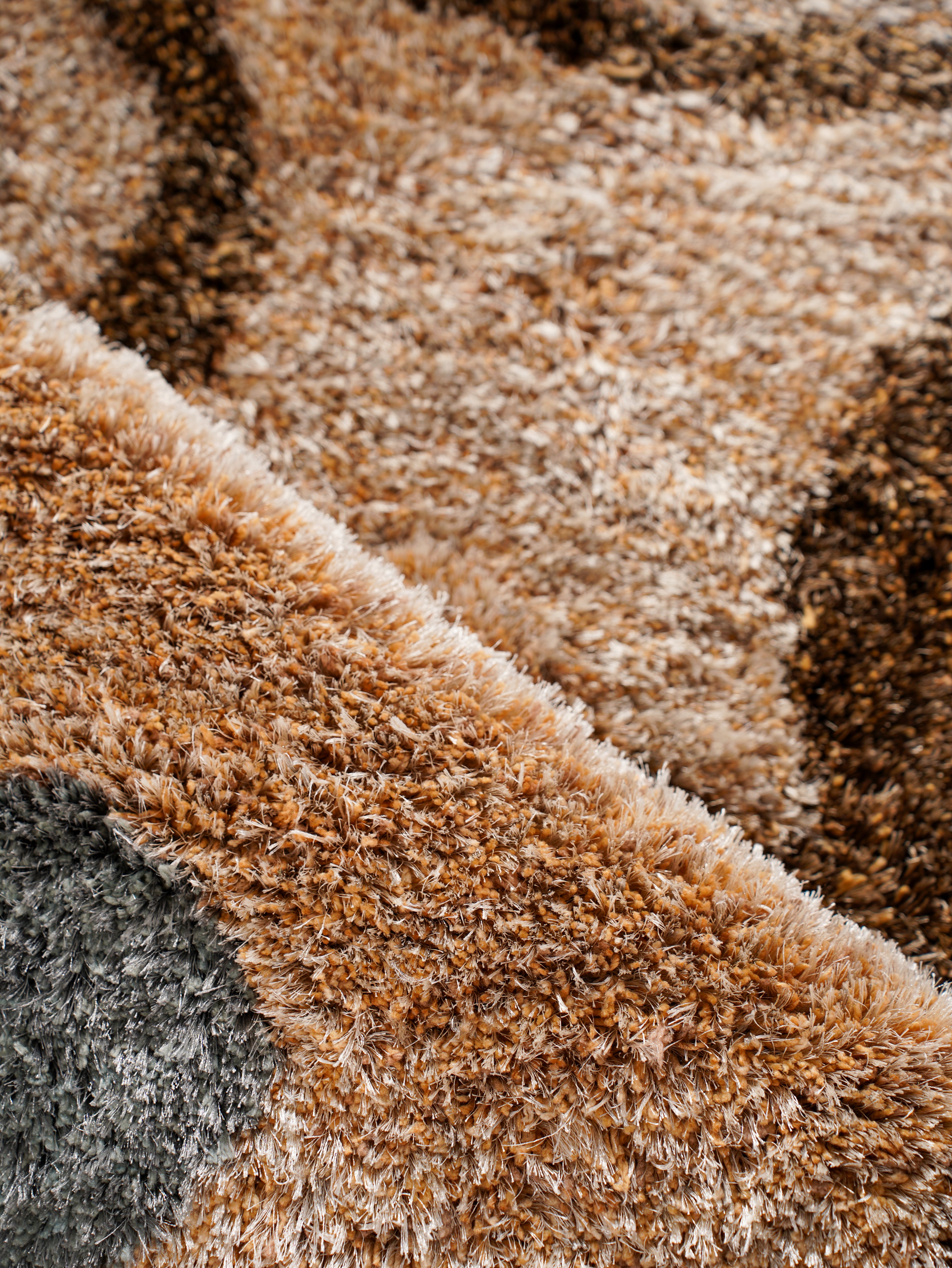 Harit Hand Tufted Shag Polyester Area Rug