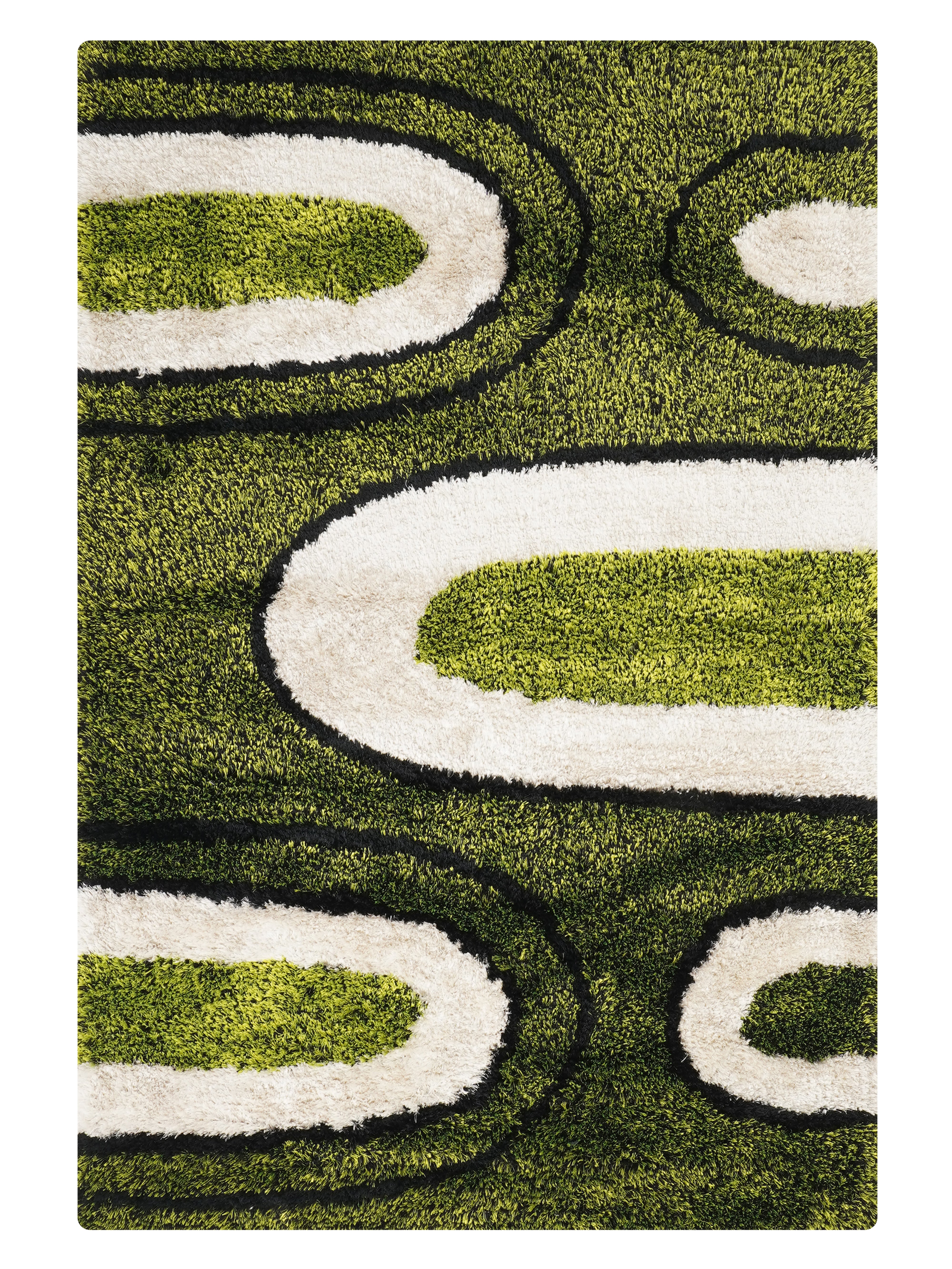 Qira Hand Tufted Shag Rug