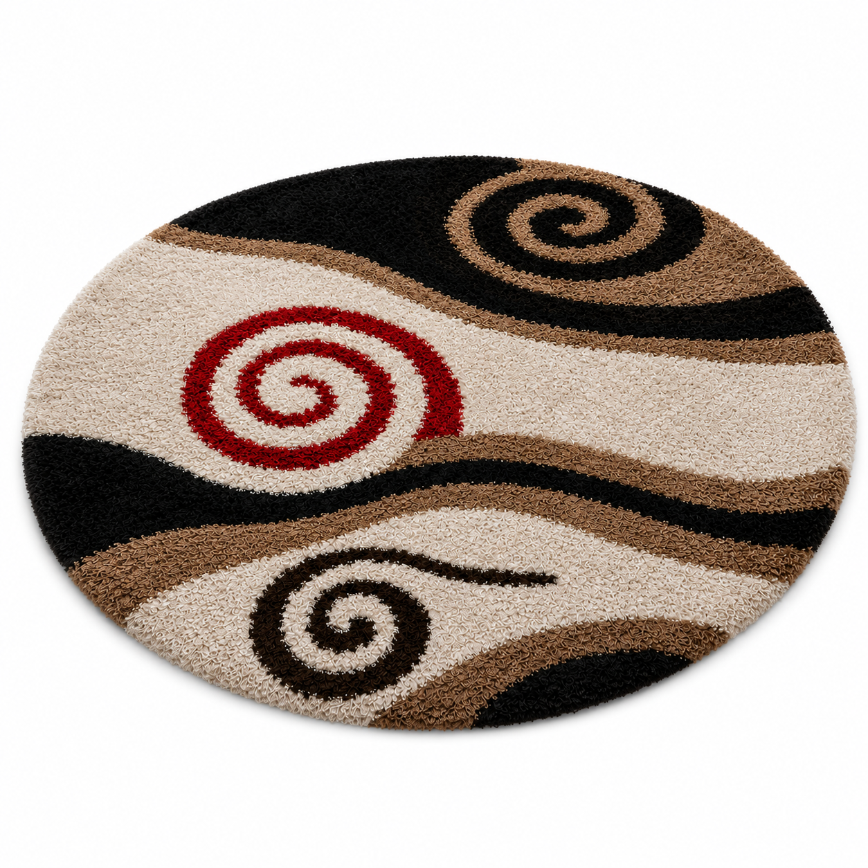 Trinidad Hand Tufted Shag Polyester Area Rug