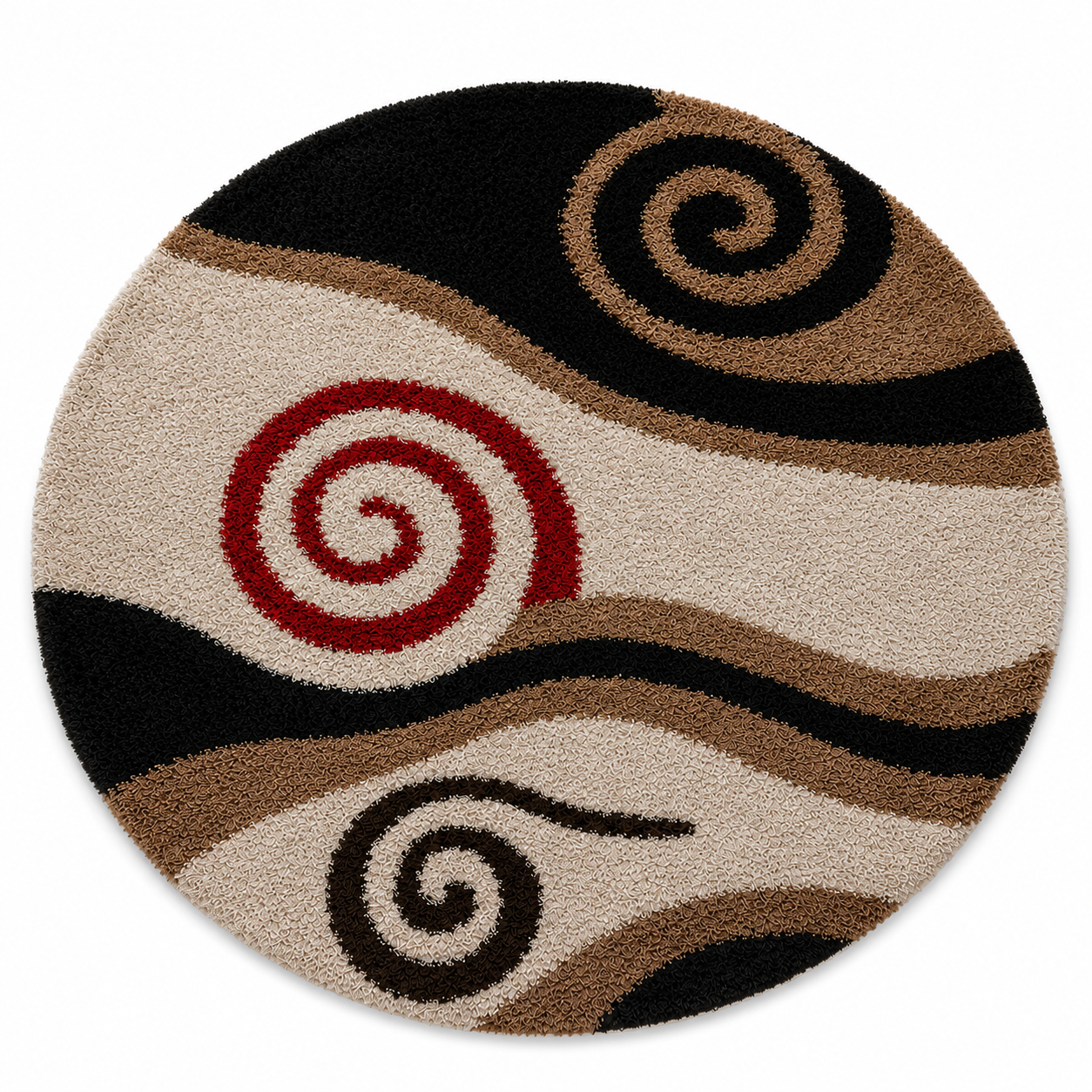 Trinidad Hand Tufted Shag Polyester Area Rug
