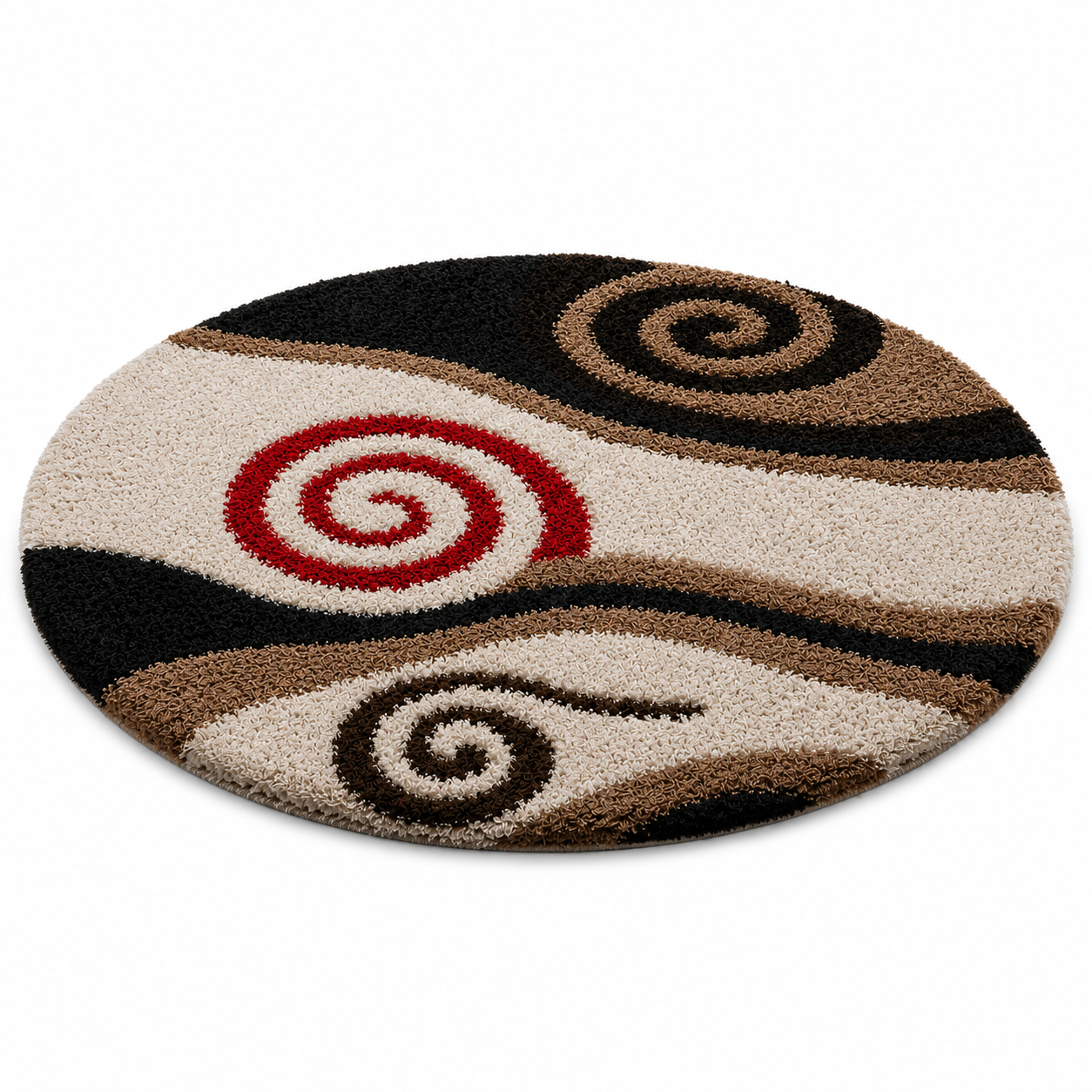 Trinidad Hand Tufted Shag Polyester Area Rug