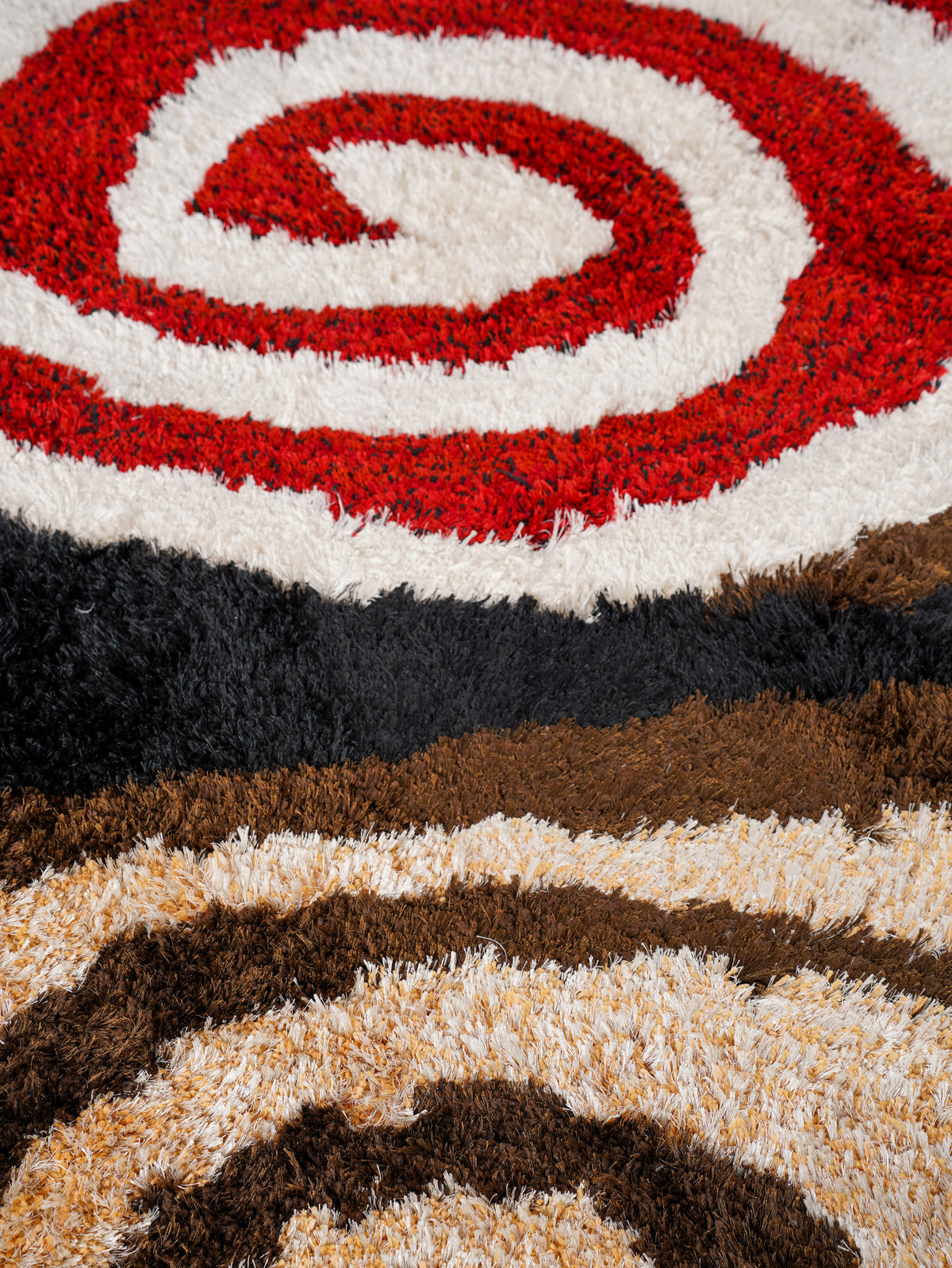 Trinidad Hand Tufted Shag Polyester Area Rug