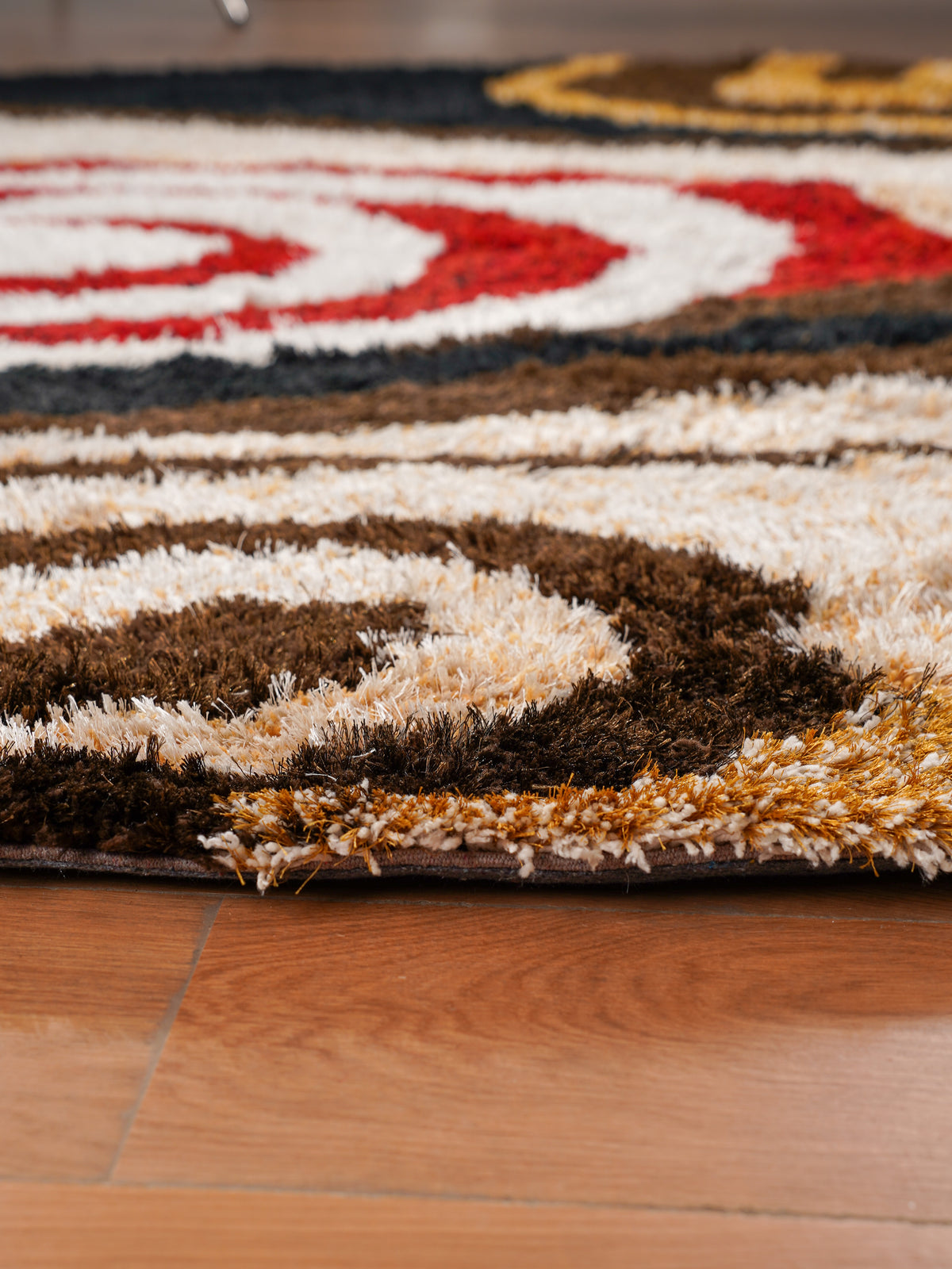 Trinidad Hand Tufted Shag Polyester Area Rug