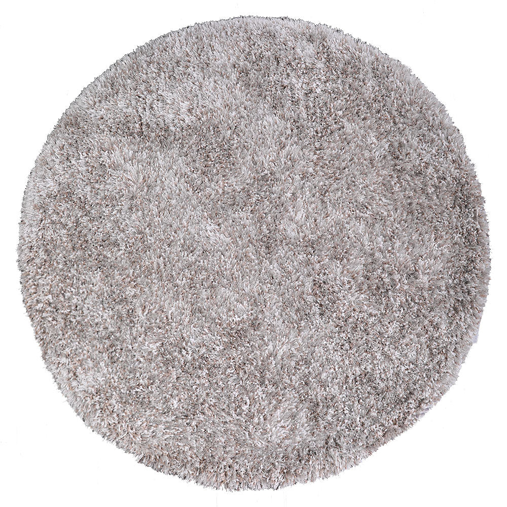 Silver Hand Tufted Shag Rug