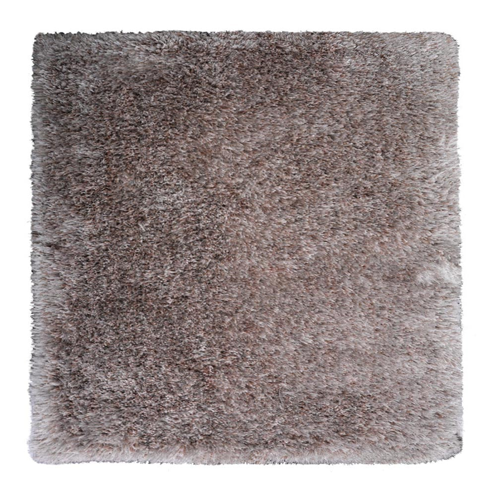 Silver Hand Tufted Shag Rug