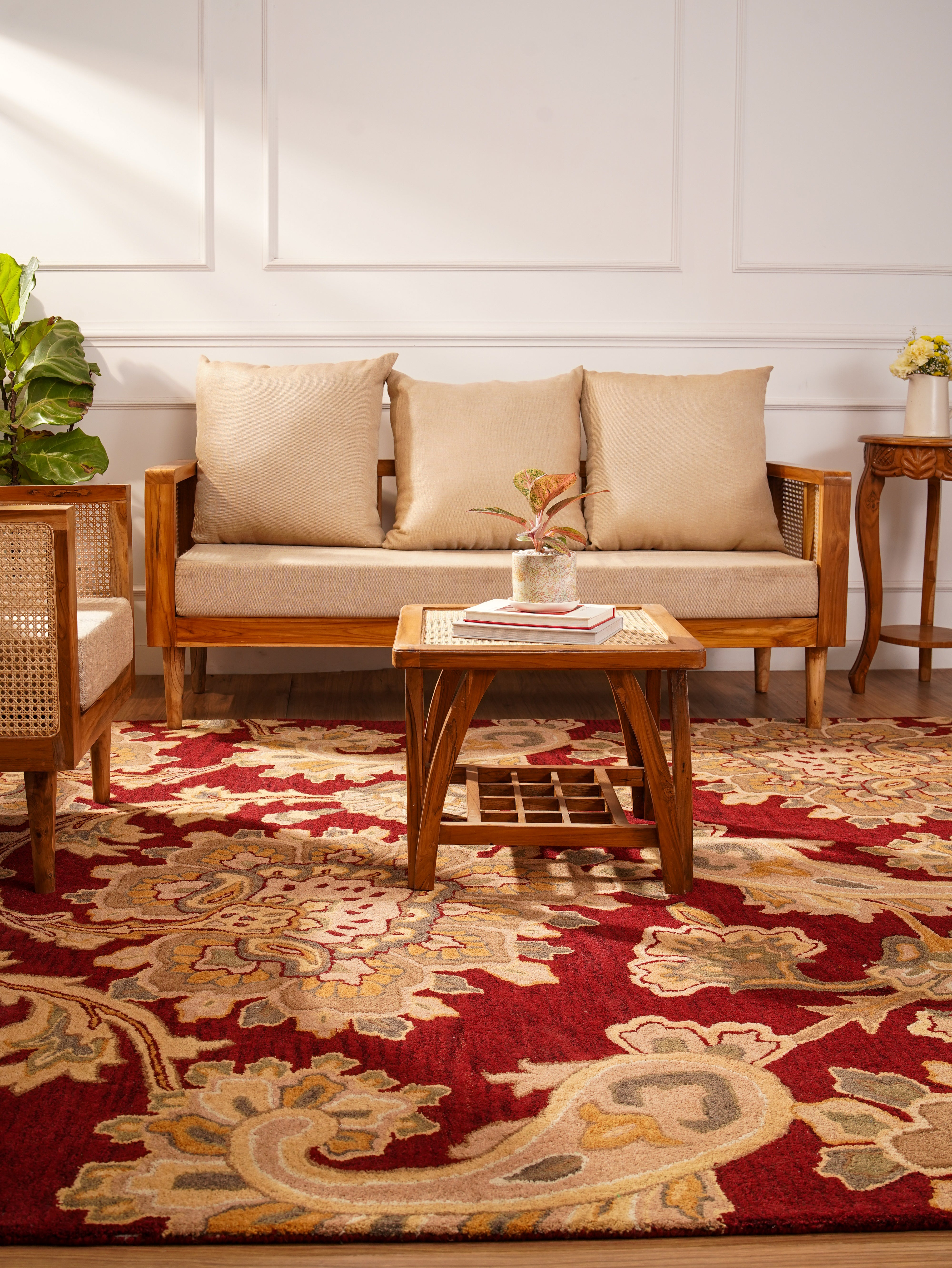 Bagicha Hand Tufted Wool Rug
