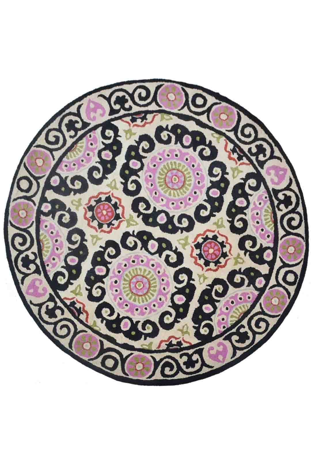Ornate Medallion Wool Rug