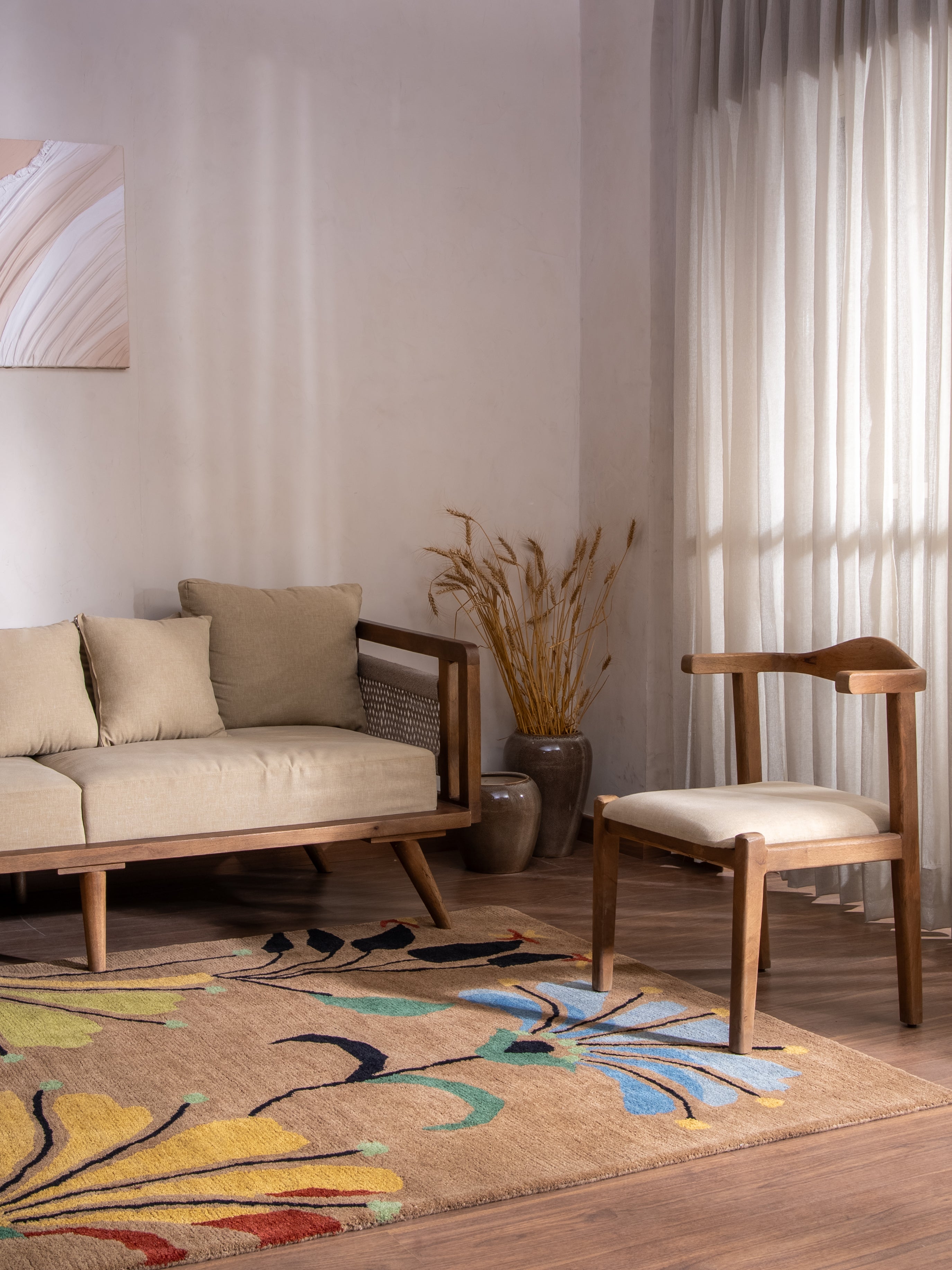 Rema Hand Tufted Wool Area Rug