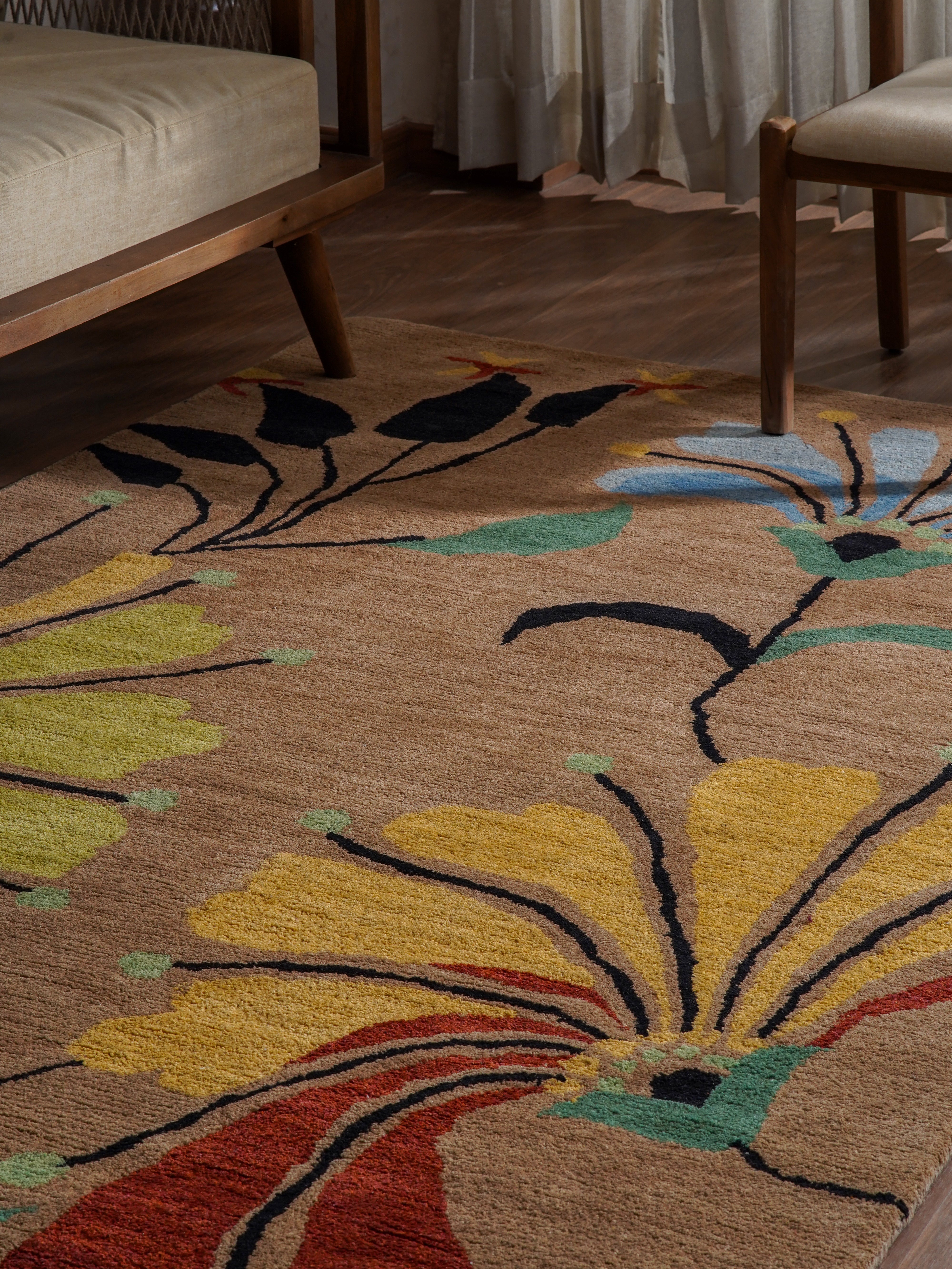 Rema Hand Tufted Wool Area Rug
