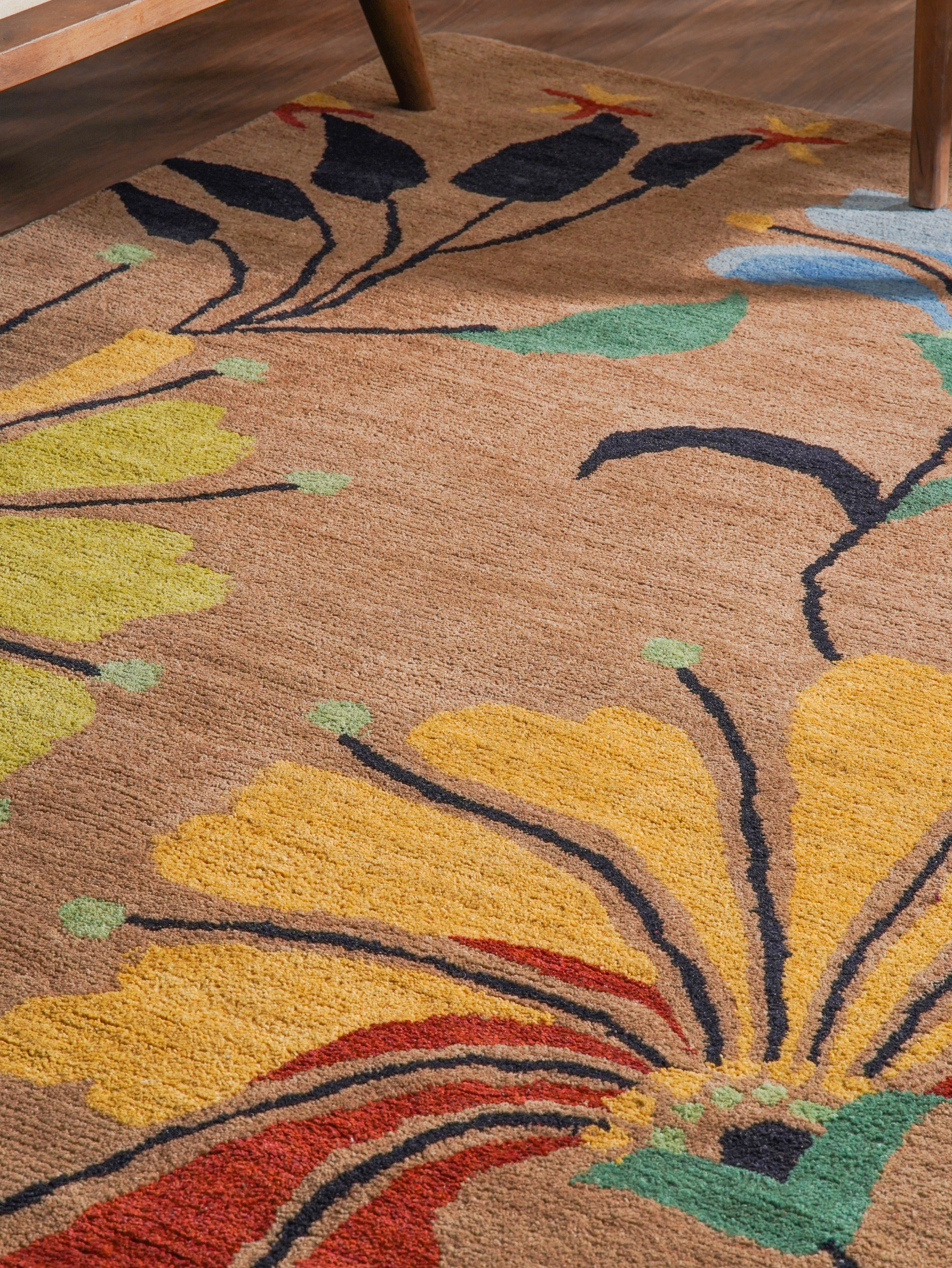 Rema Hand Tufted Wool Area Rug