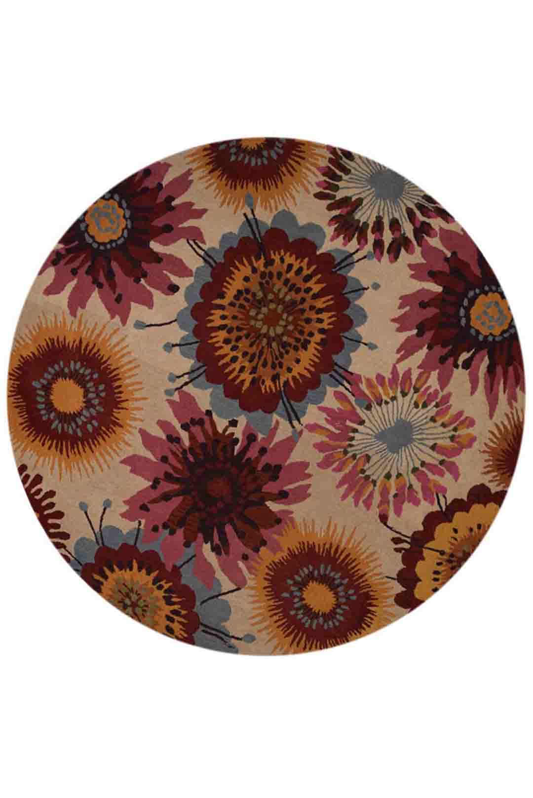 Rishit Hand Tufted Wool Area Rug