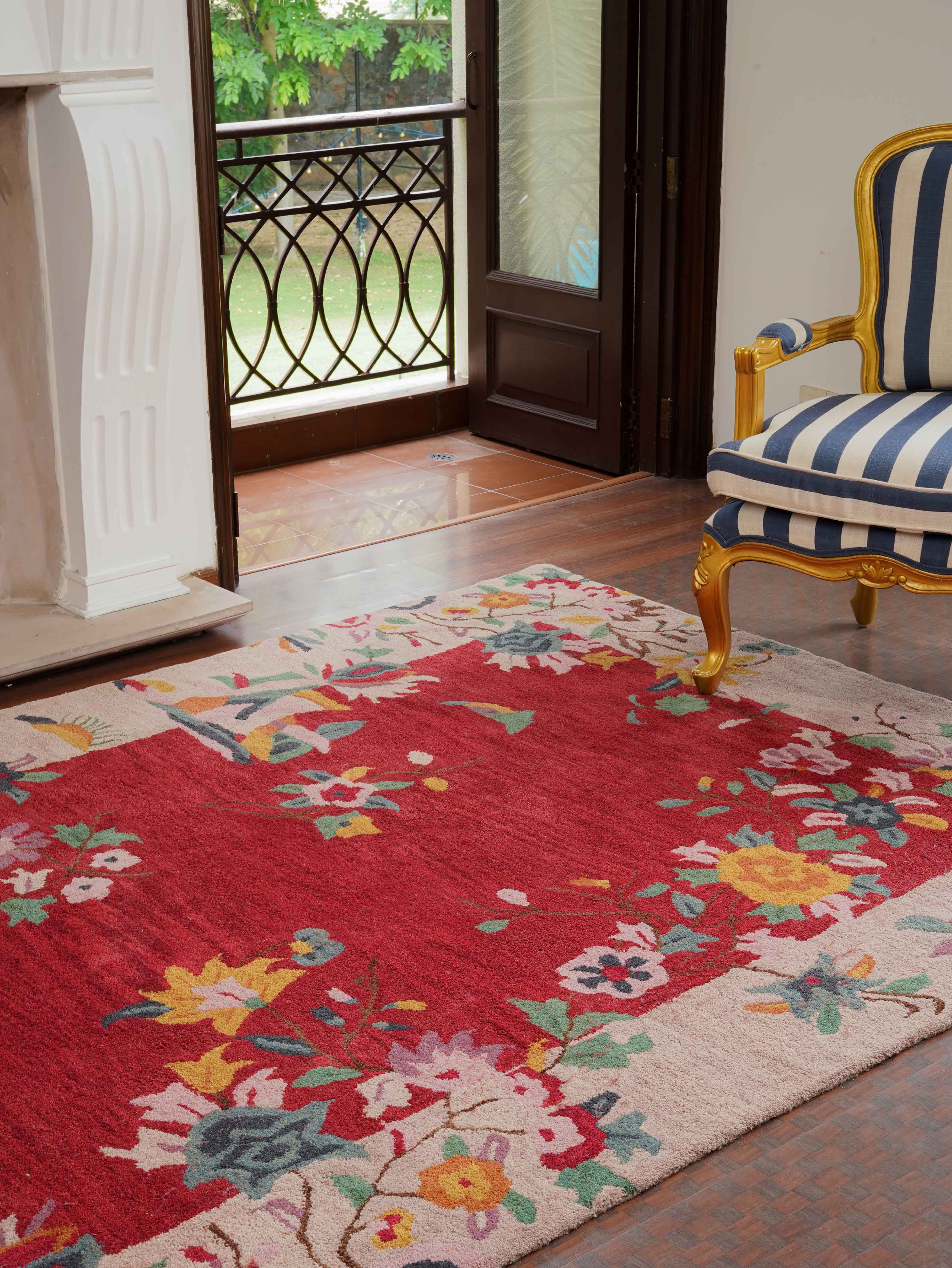 Eshana Hand Tufted Wool Area Rug