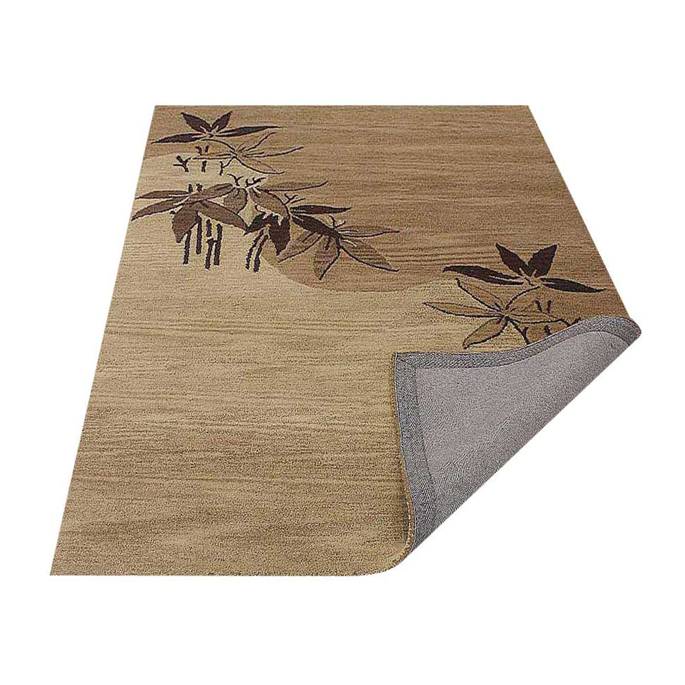 leaf Hand Tufted Wool Rug