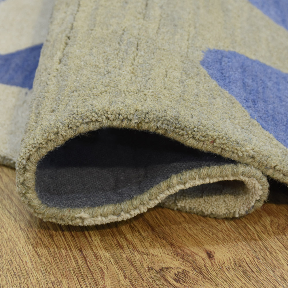 Indraneel Hand Tufted Abstract Wool Area Rug
