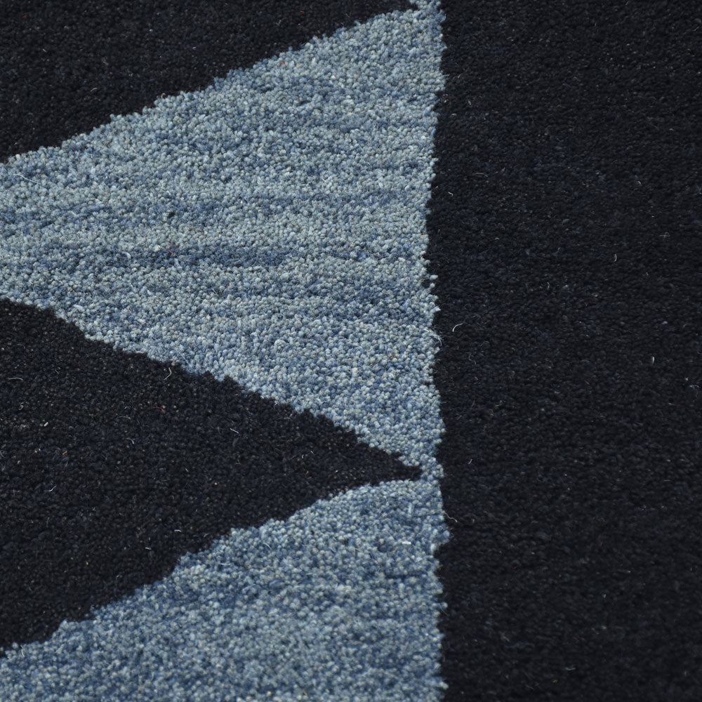 Vertex Geometric Hand Tufted Wool Rug