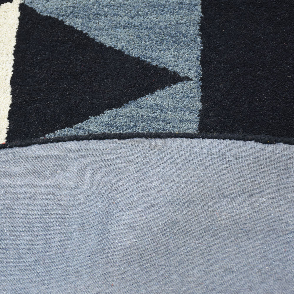 Vertex Geometric Hand Tufted Wool Rug