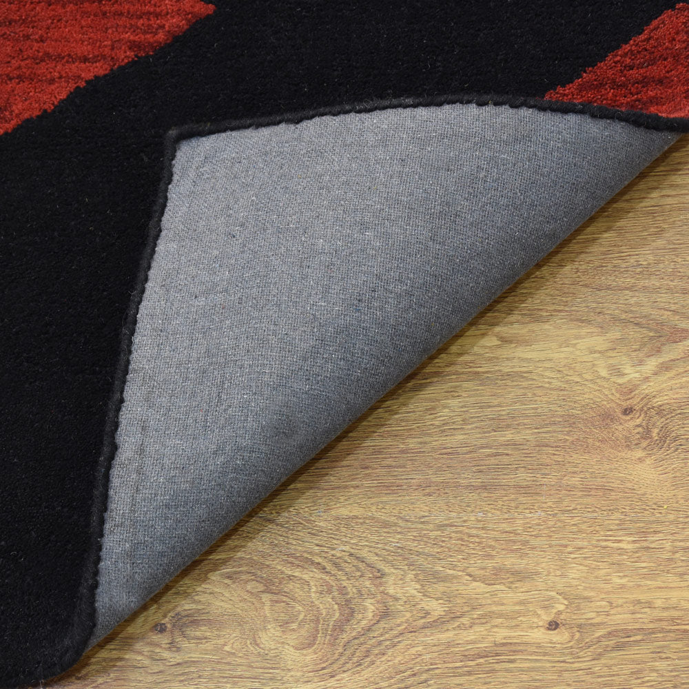 Vertex Geometric Hand Tufted Wool Rug