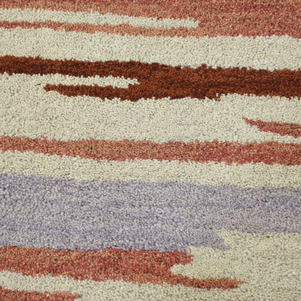 Vibrato Hand Tufted Abstract Wool Area Rug