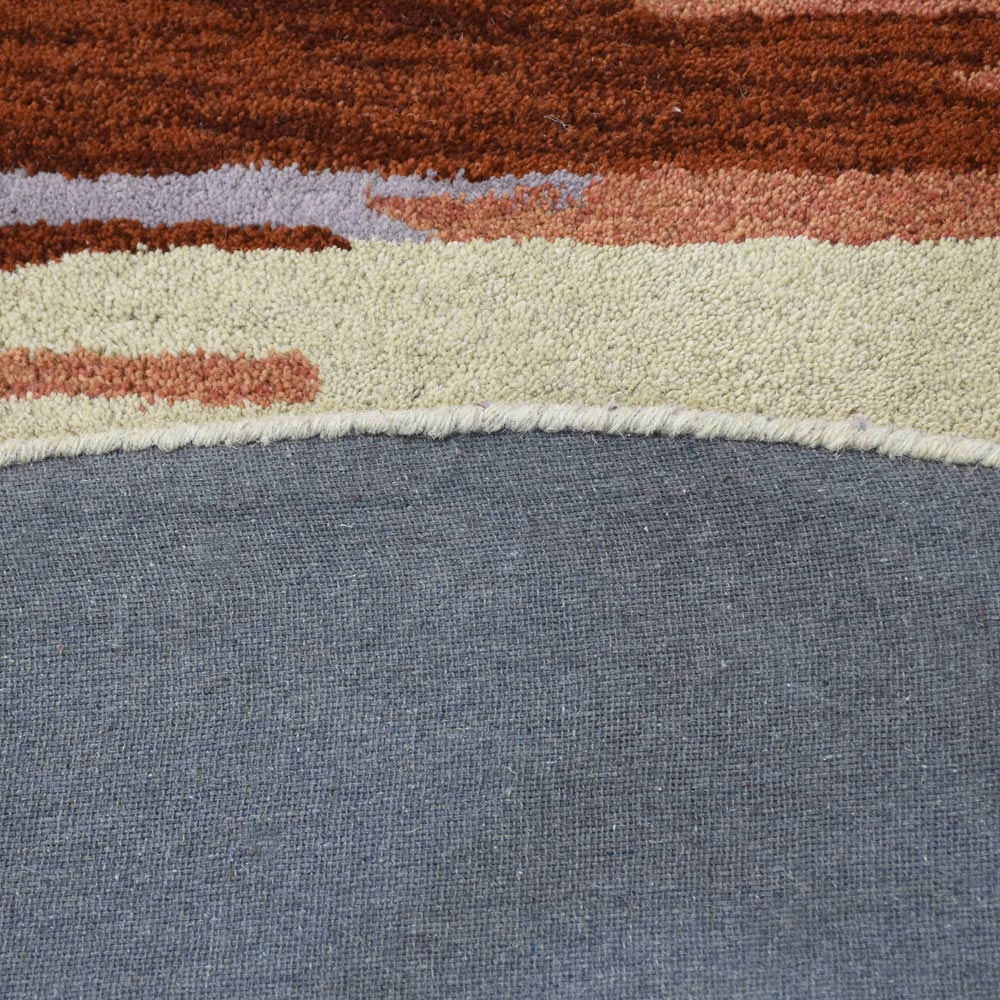 Vibrato Hand Tufted Abstract Wool Area Rug
