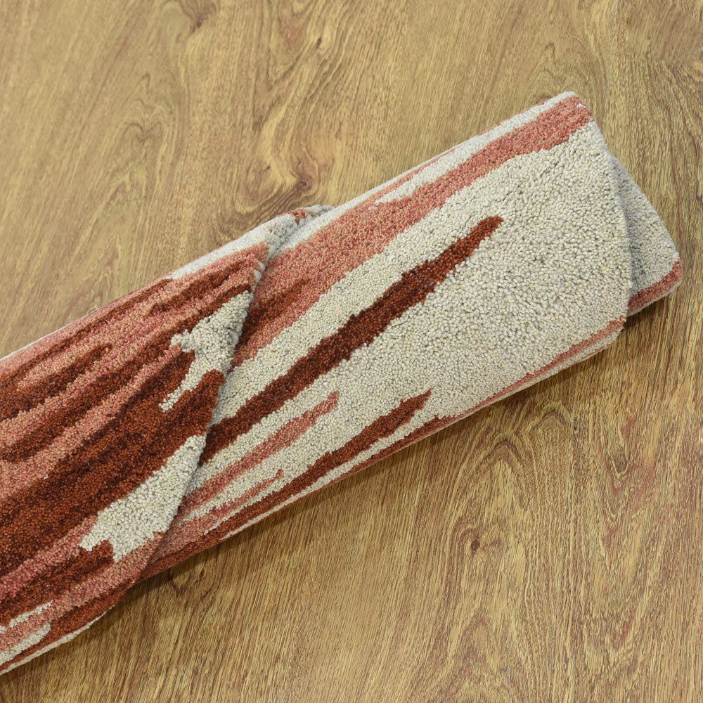 Vibrato Hand Tufted Abstract Wool Area Rug