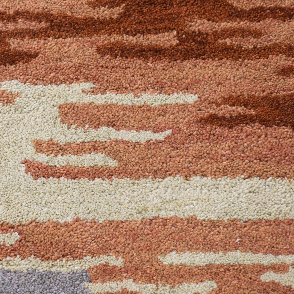 Vibrato Hand Tufted Abstract Wool Area Rug