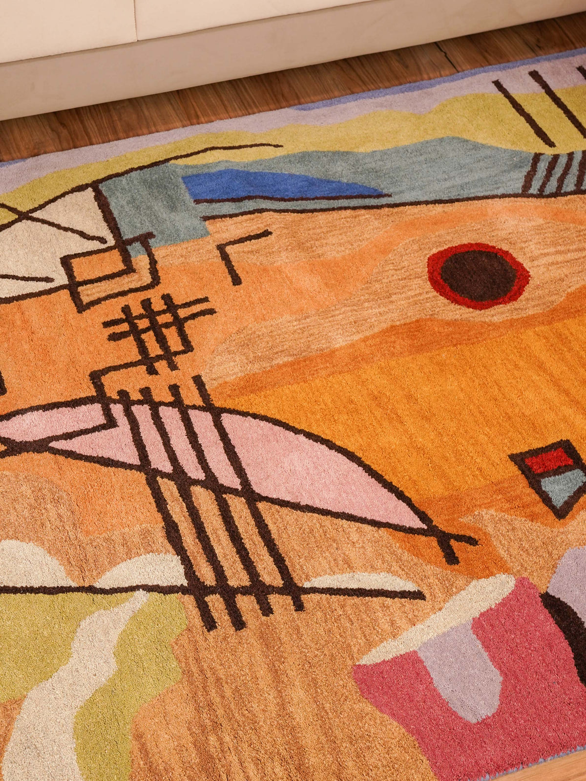Yatra Hand Tufted Wool Area Rug
