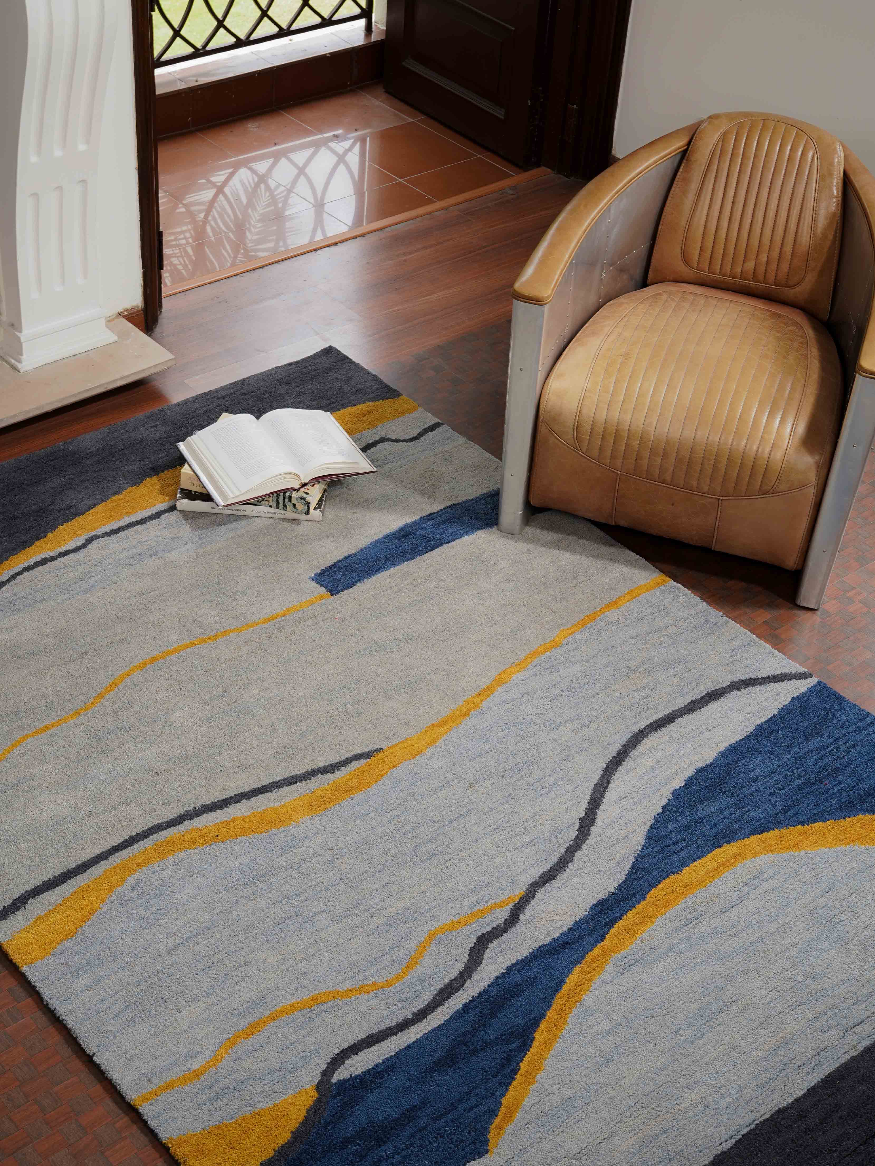 Fleur Hand Tufted Wool Area Rug