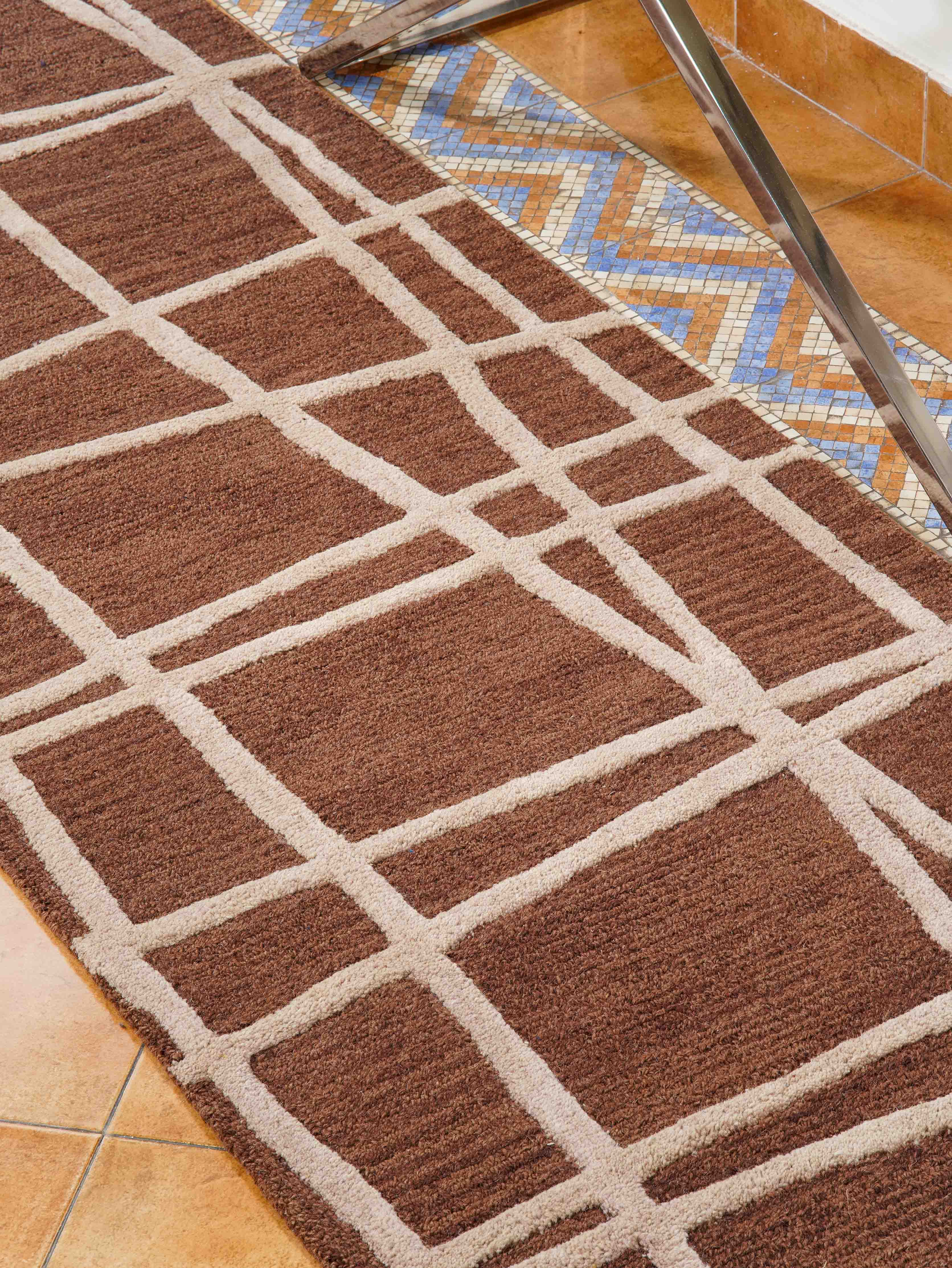 Interlace Hand Tufted Wool Rug