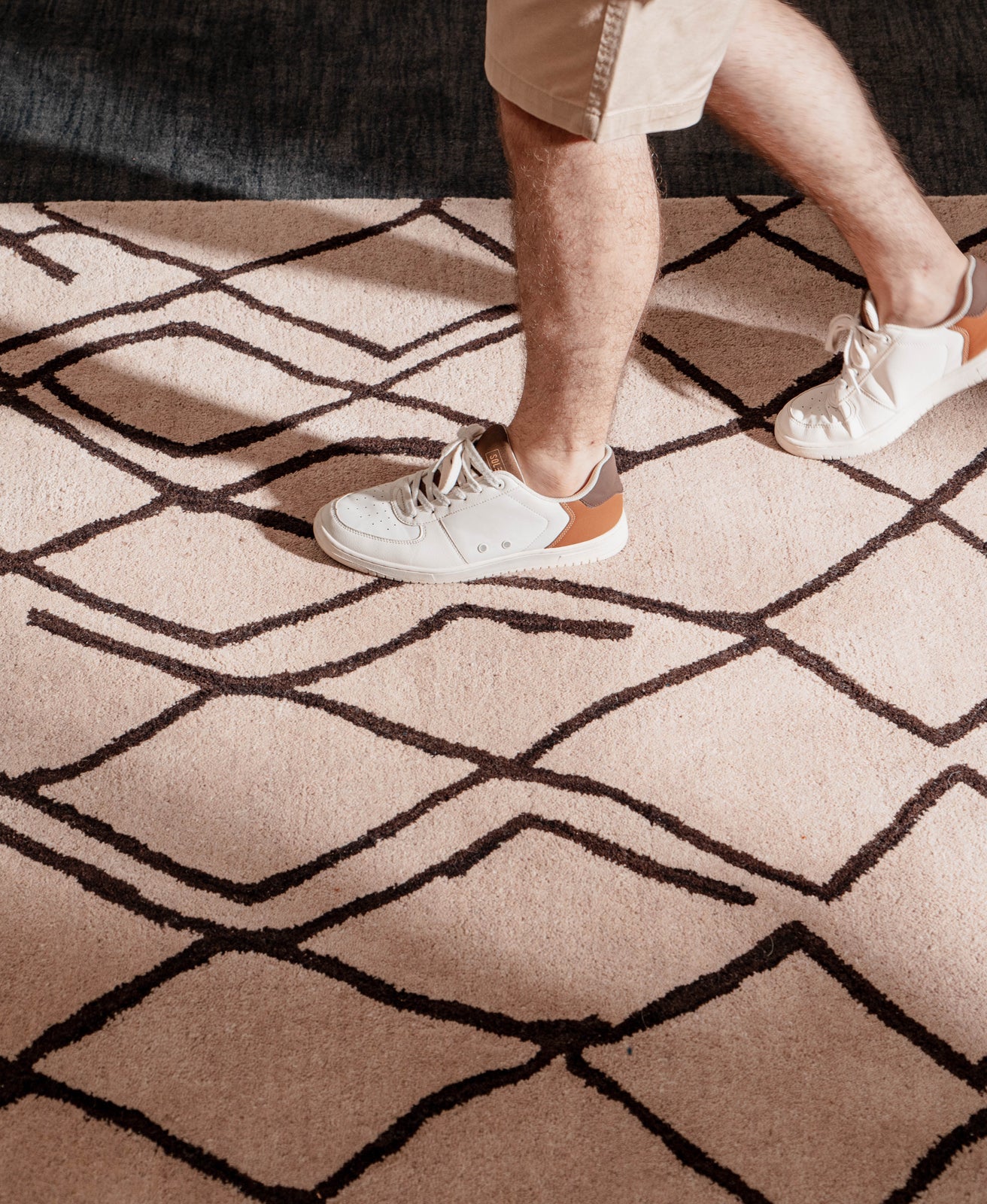 Maze Hand Tufted Wool Area Rug