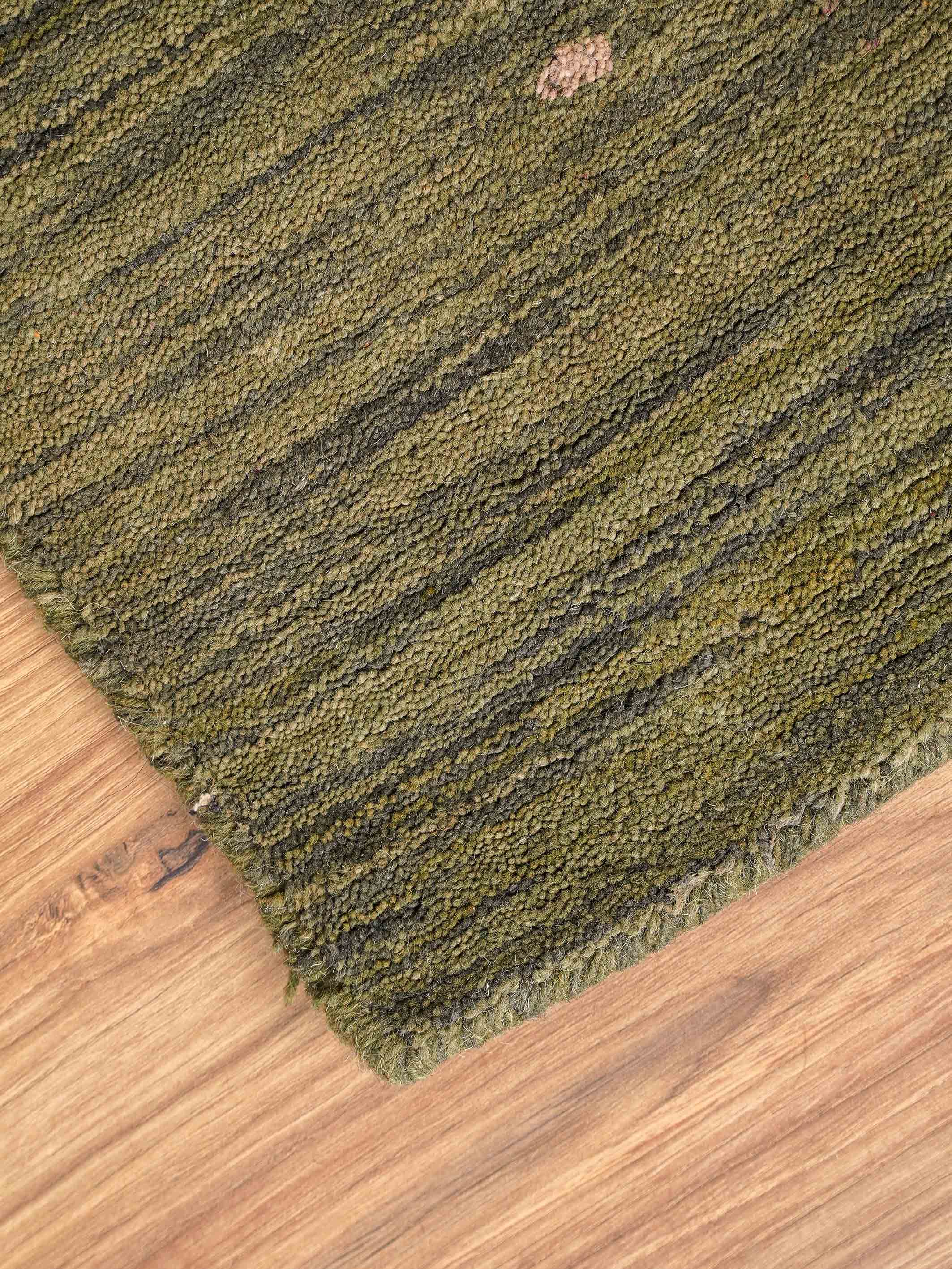 Dots Hand Knotted Wool Rug