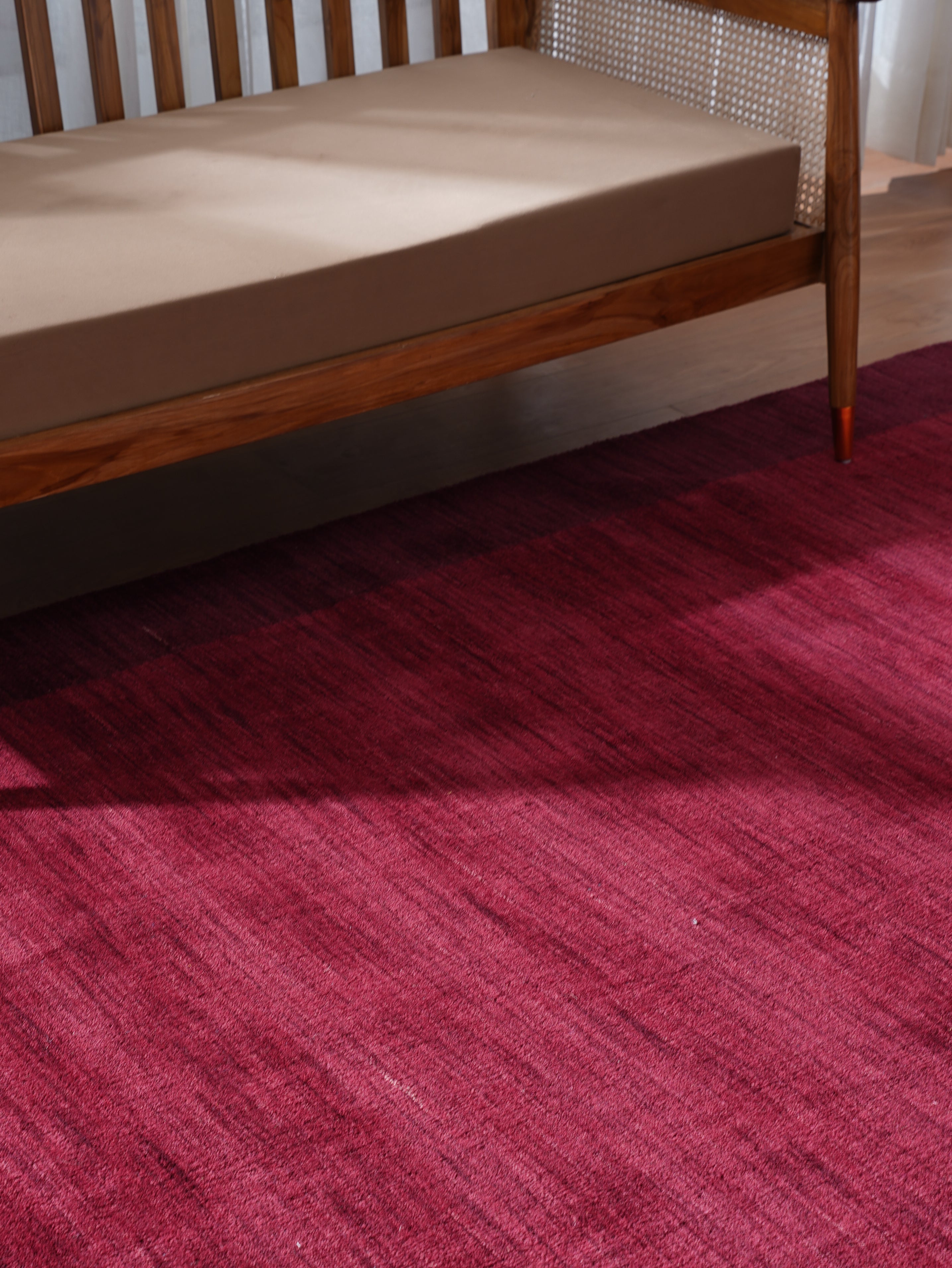 Frame Hand Knotted Wool Rug