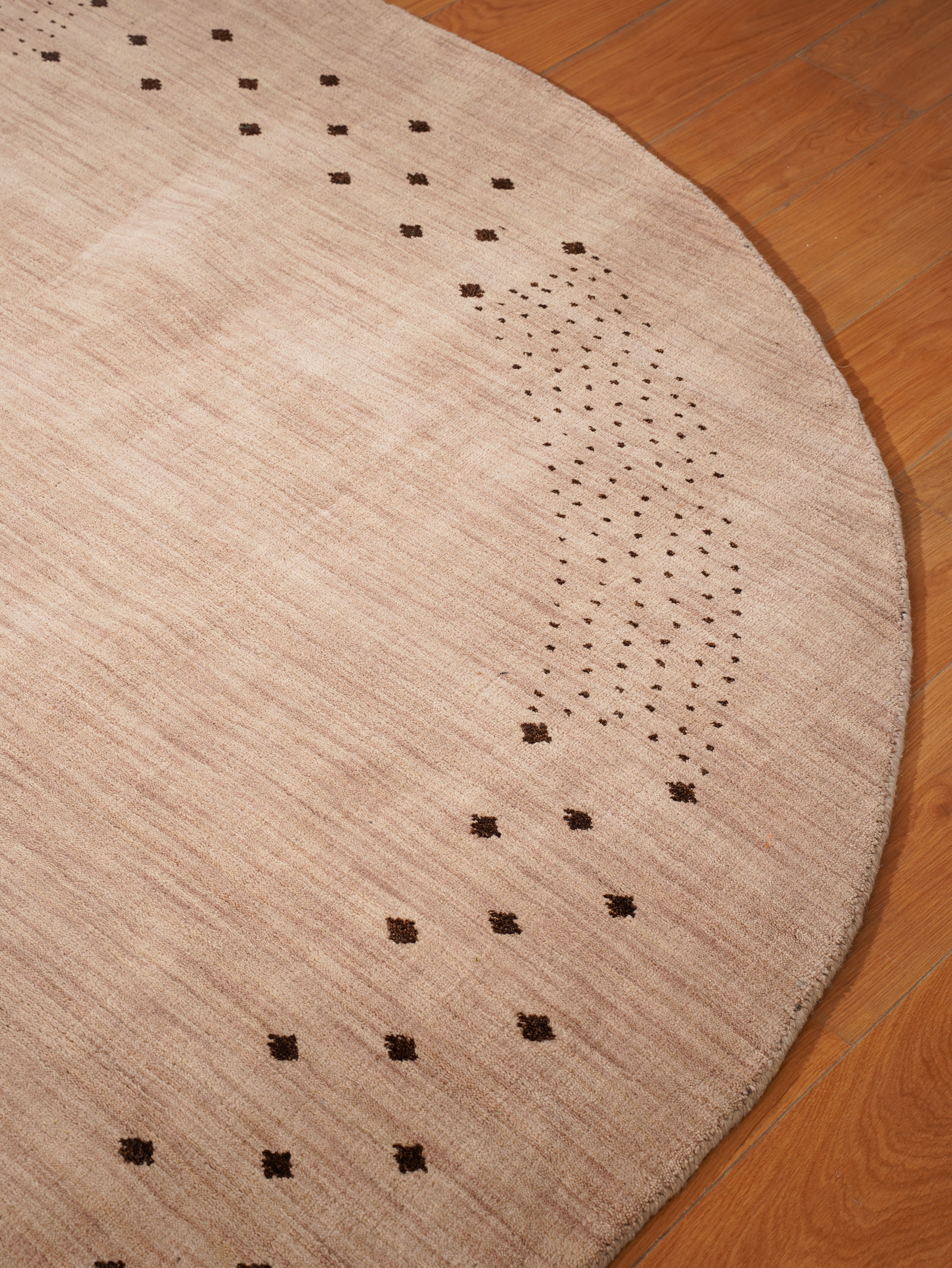 Teal Hand Knotted Wool Rug