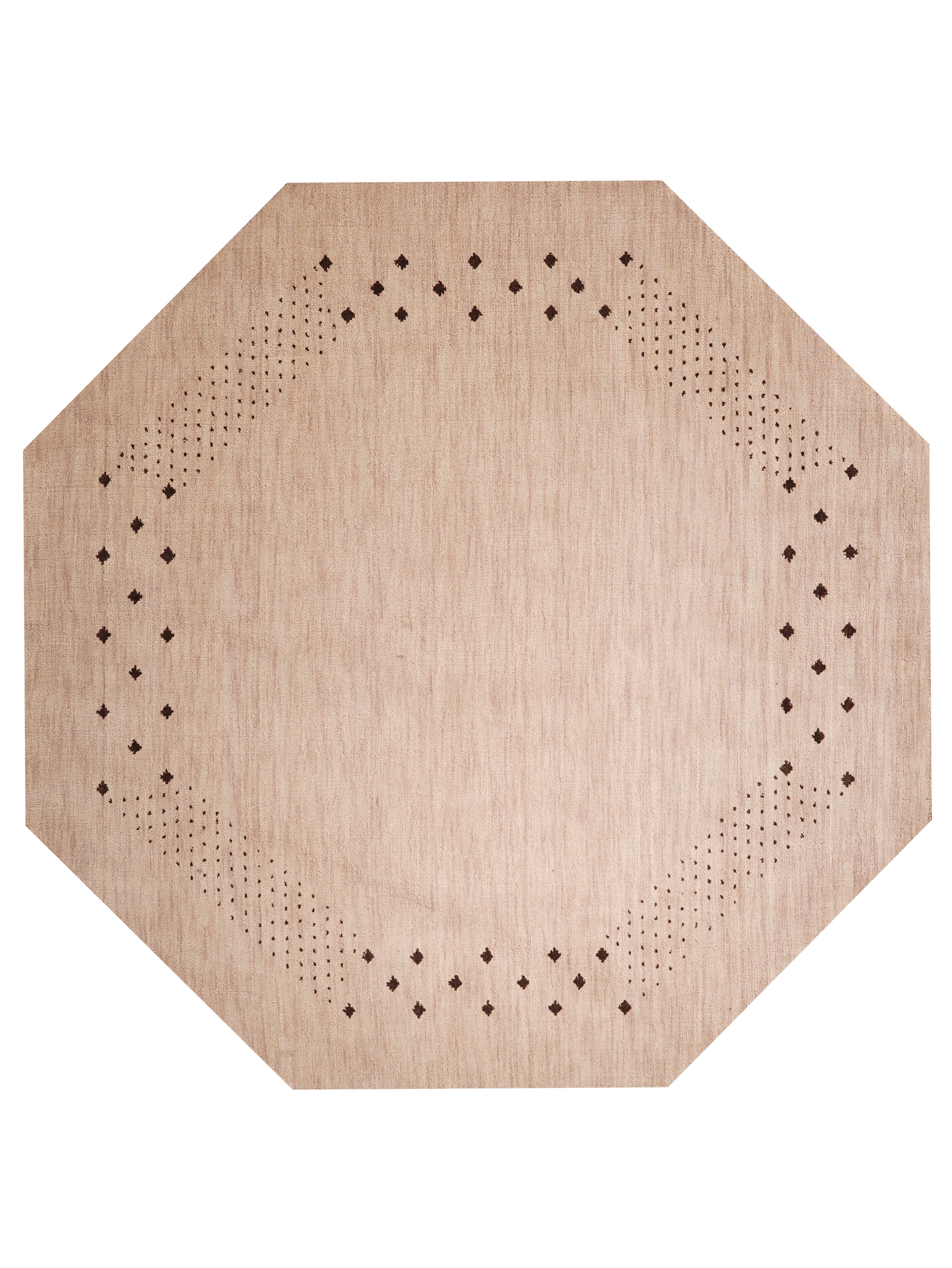 Teal Hand Knotted Wool Rug