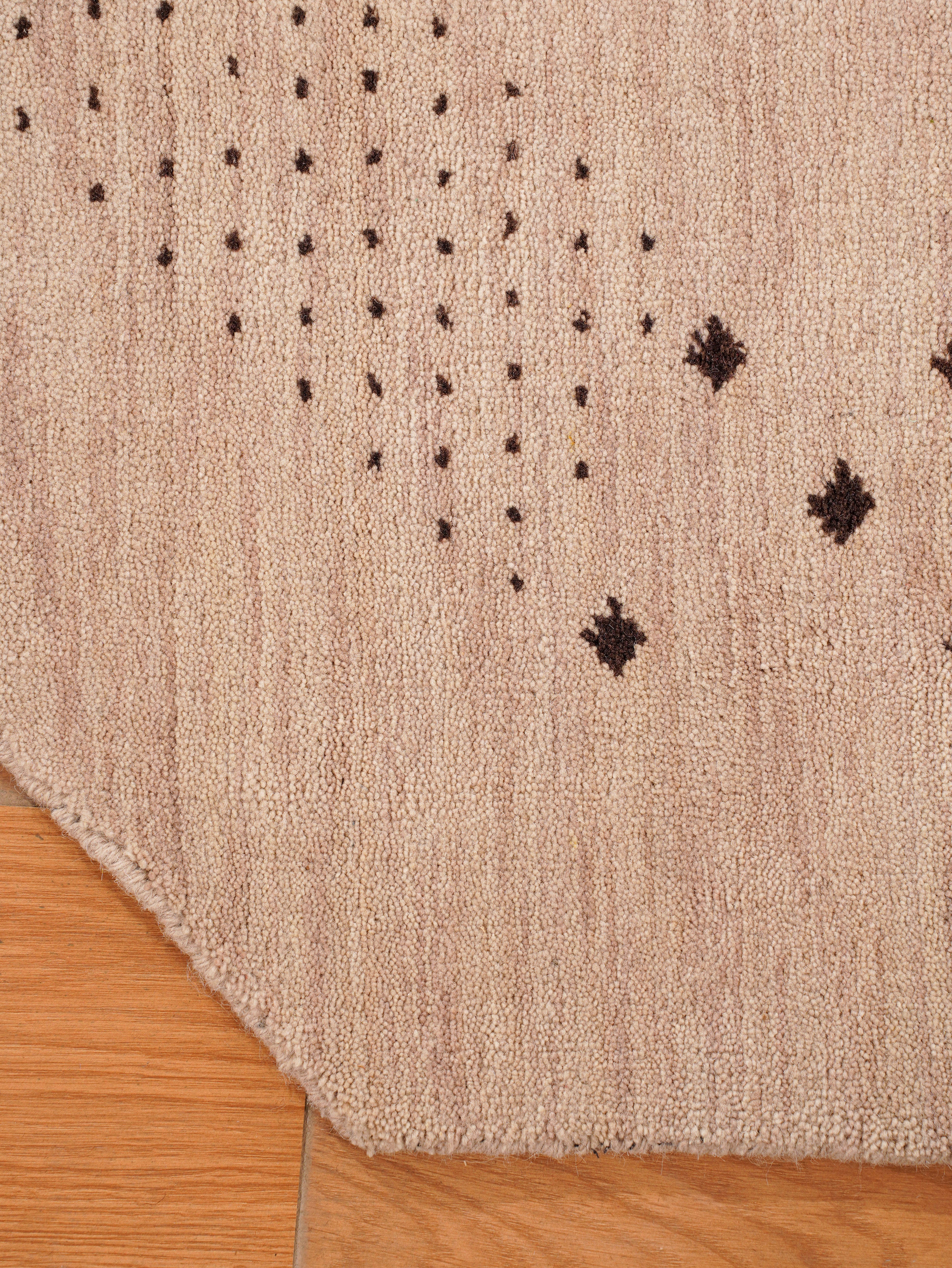 Teal Hand Knotted Wool Rug